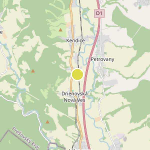 Panoráma Drienovská Nová Ves - map