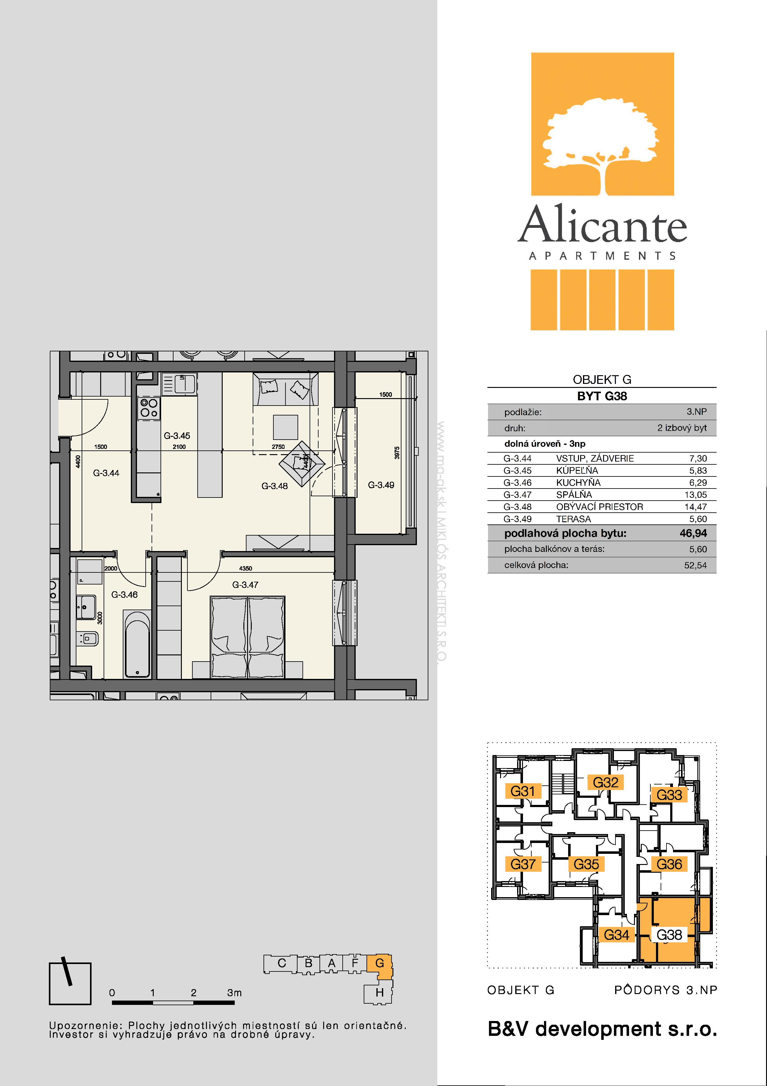 Alicante Gate - G-3/8 - Pôdorys