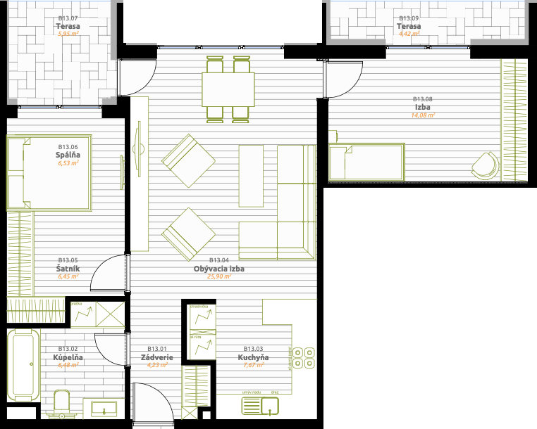 IDEAL Homes - D.03 - Pôdorys