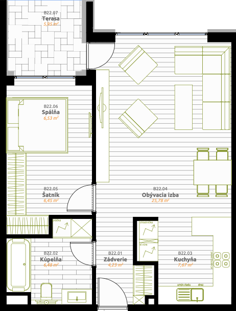 IDEAL Homes - D.42 - Pôdorys