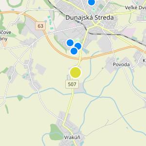 Obytný park Mliečany - map