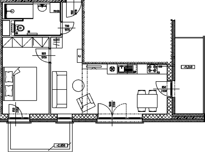 Riva Park - D / b4 - Pôdorys