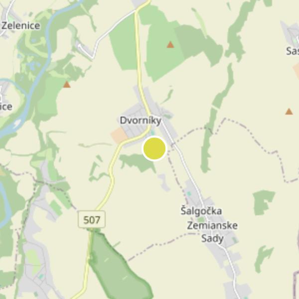 IBV Pod Ráblom Dvorníky - map