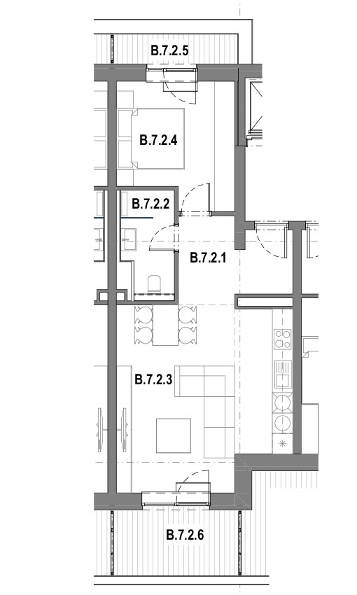 Galanta West - B.7.2 - Pôdorys