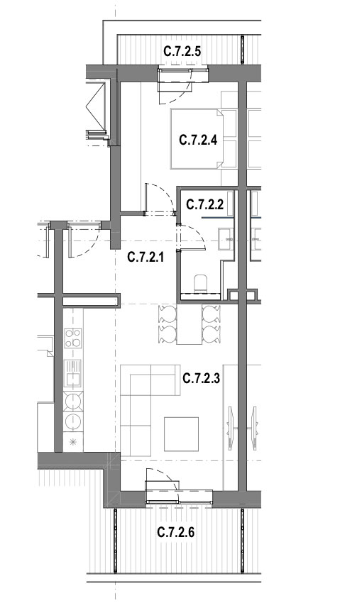 Galanta West - C.7.2 - Pôdorys
