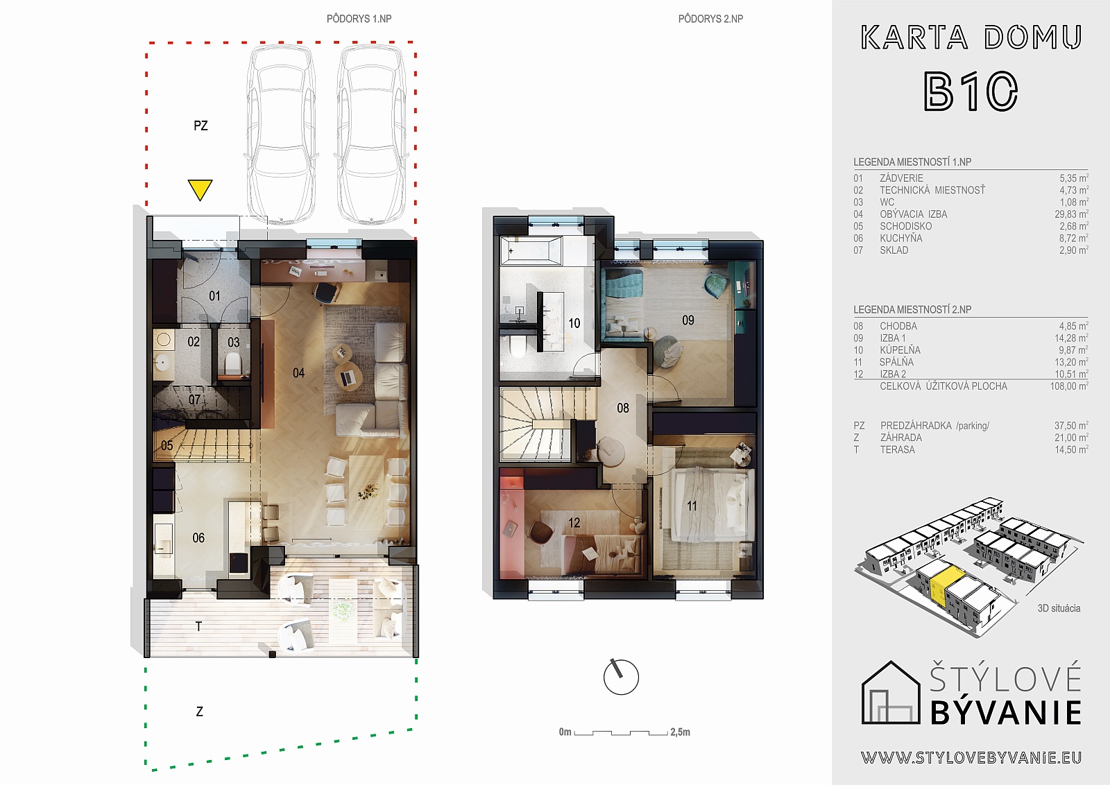 Nová štvrť Haniska pri Prešove - B10 - Pôdorys