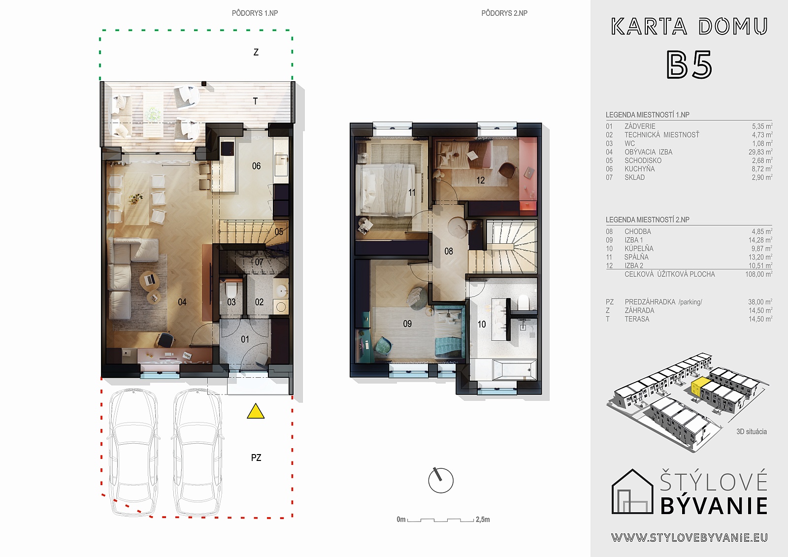 Nová štvrť Haniska pri Prešove - B5 - Pôdorys