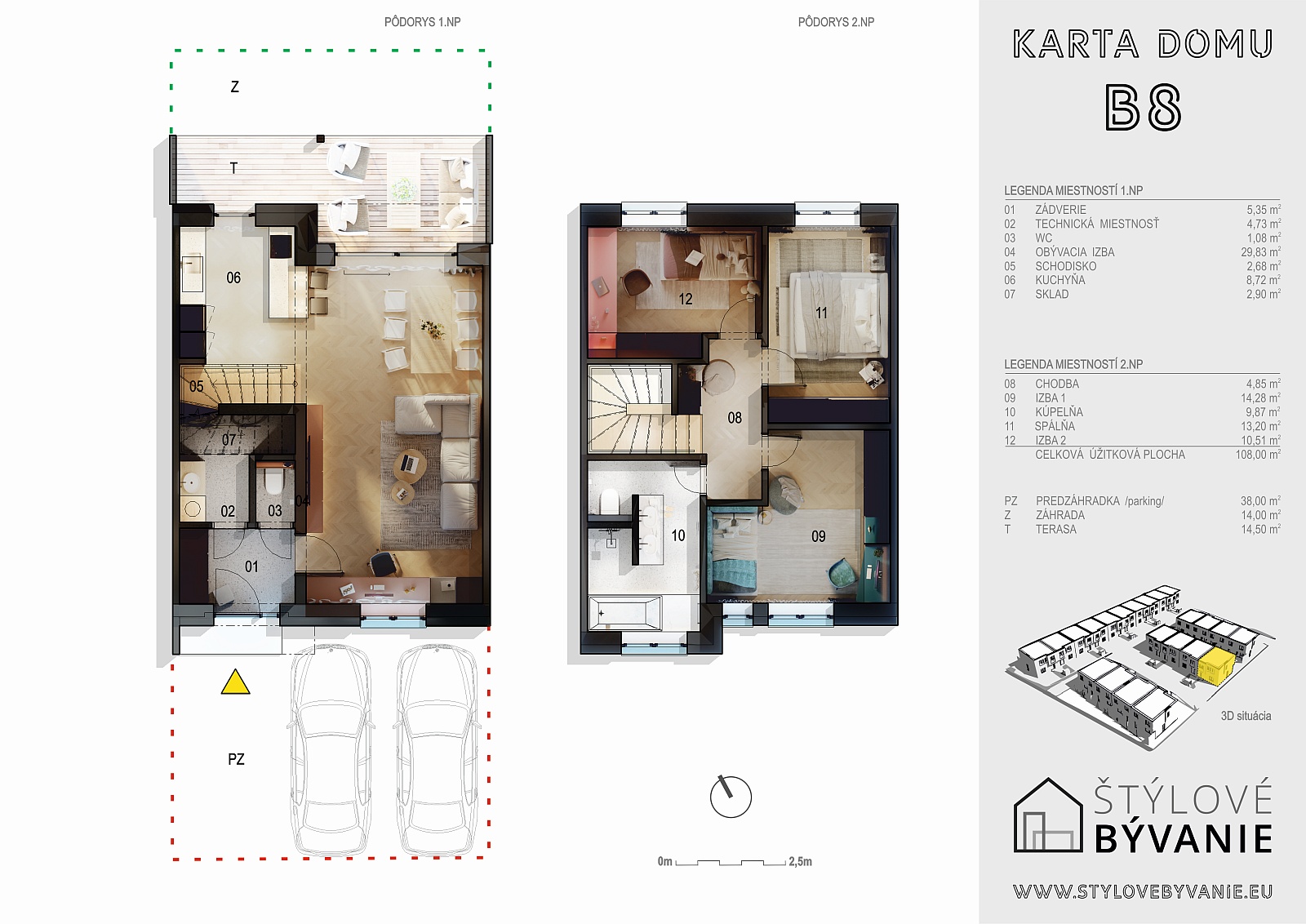 Nová štvrť Haniska pri Prešove - B8 - Pôdorys