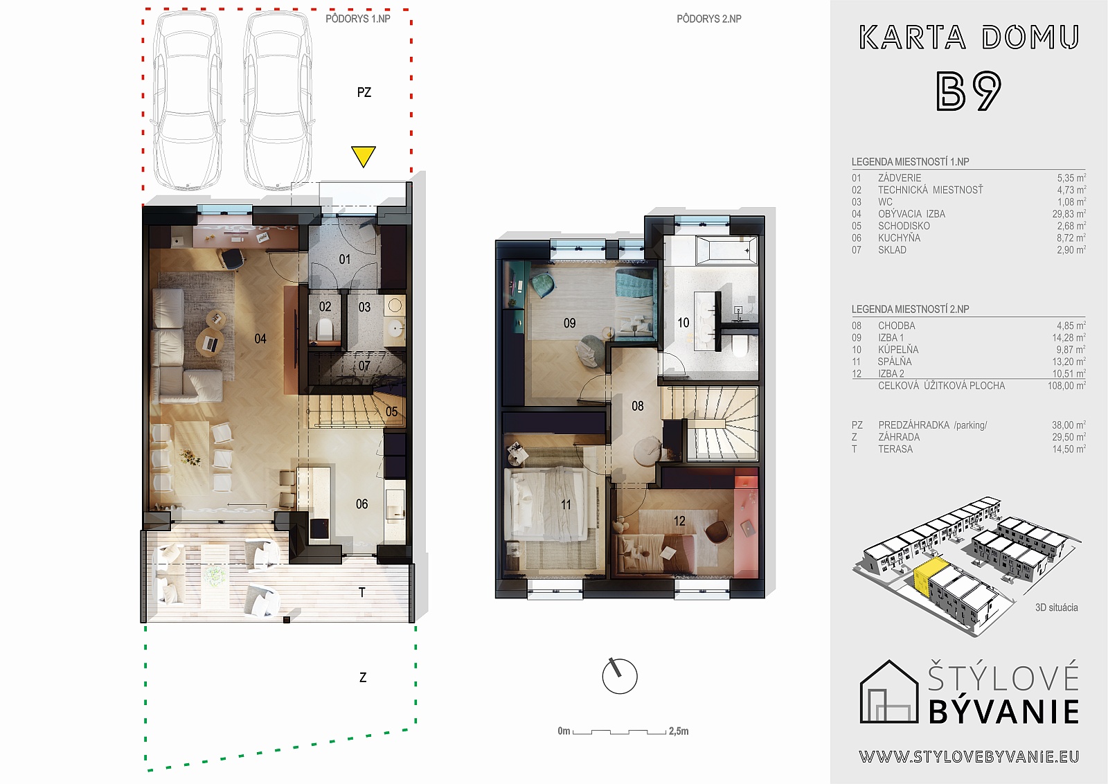 Nová štvrť Haniska pri Prešove - B9 - Pôdorys