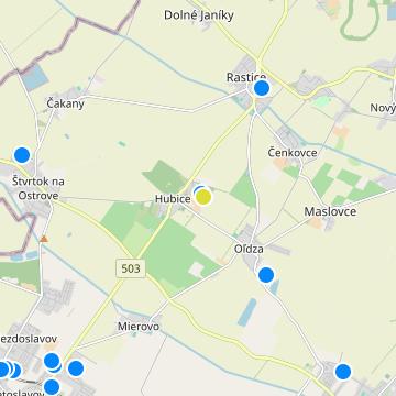 Rezidencia Hubický Park - map