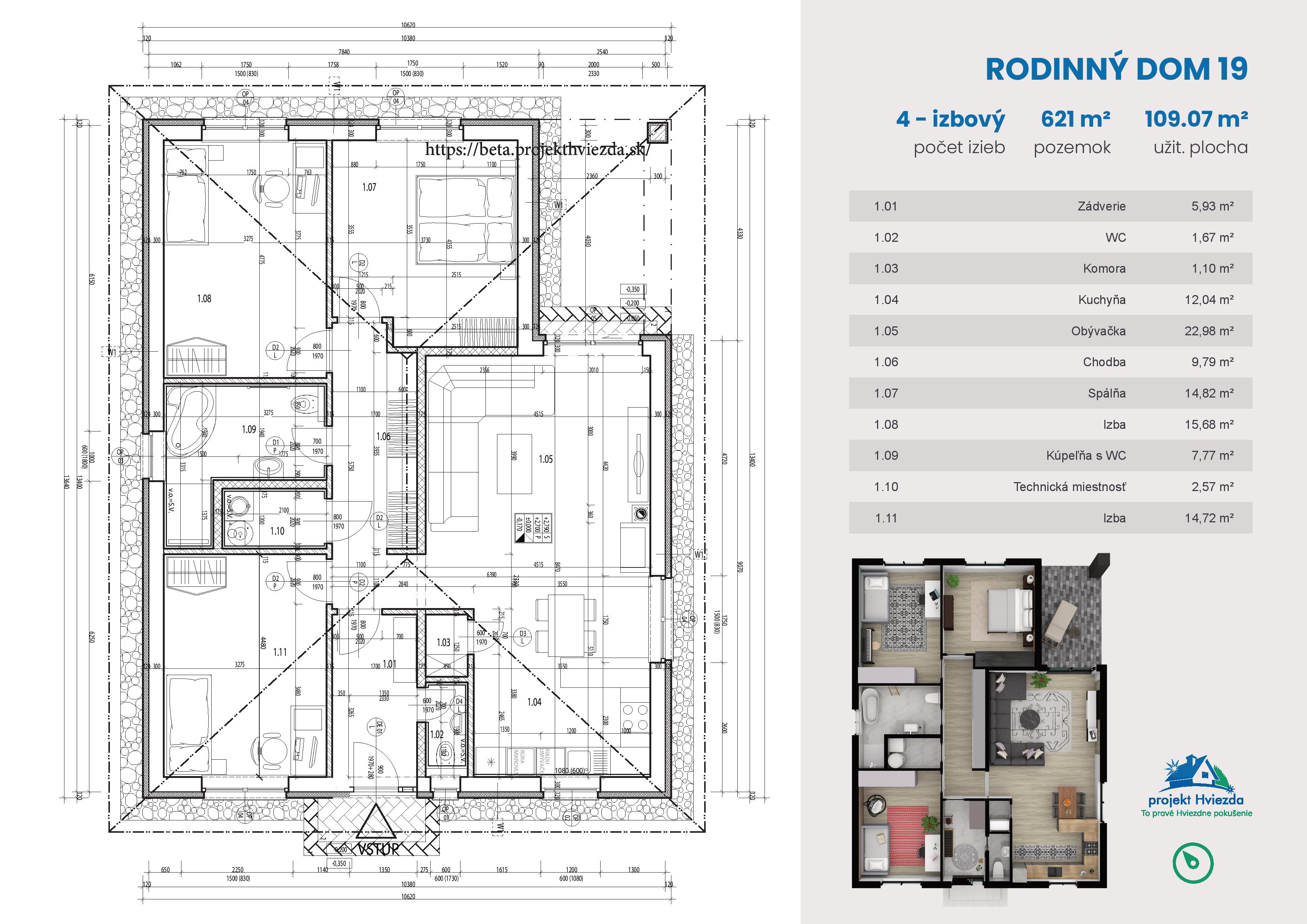 projekt Hviezda - 19 - Pôdorys