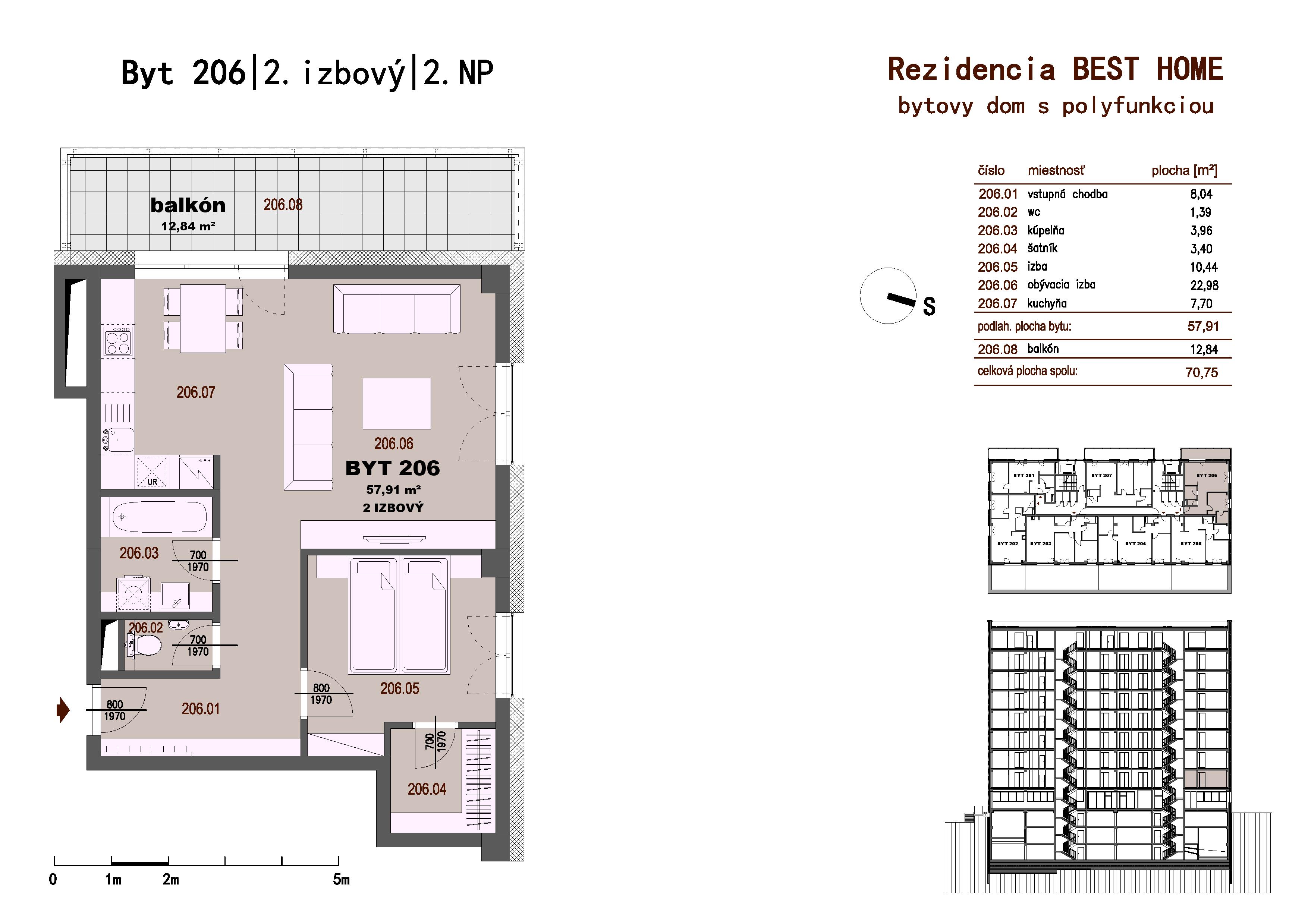 Best Home - 206 - Pôdorys