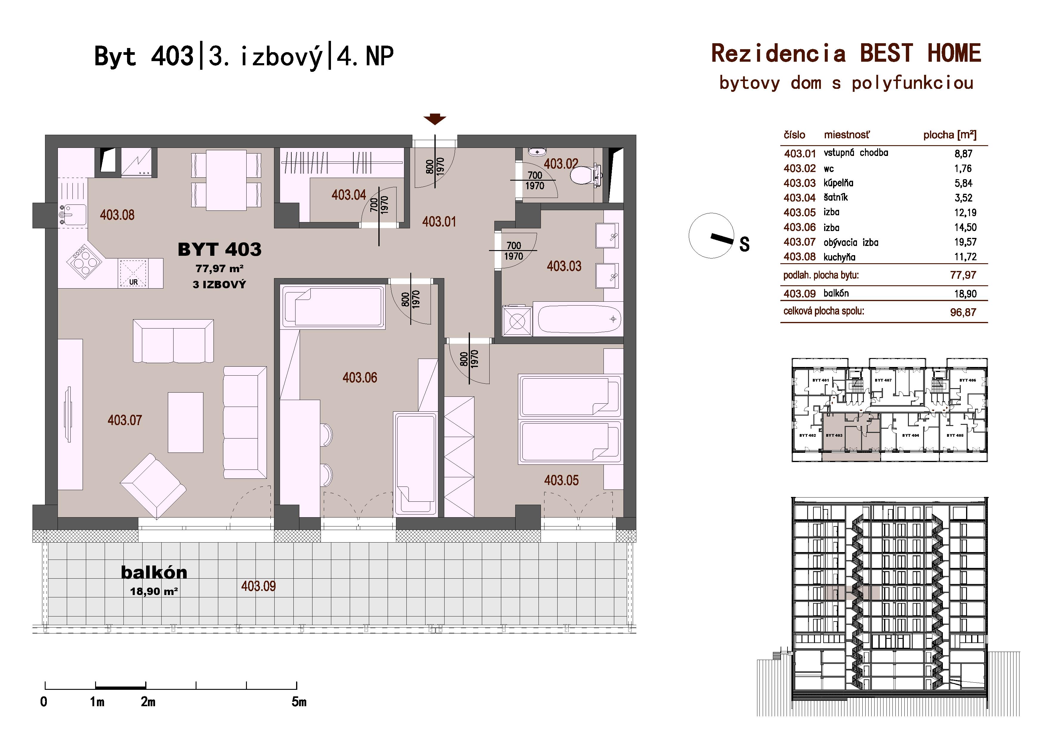 Best Home - 403 - Pôdorys