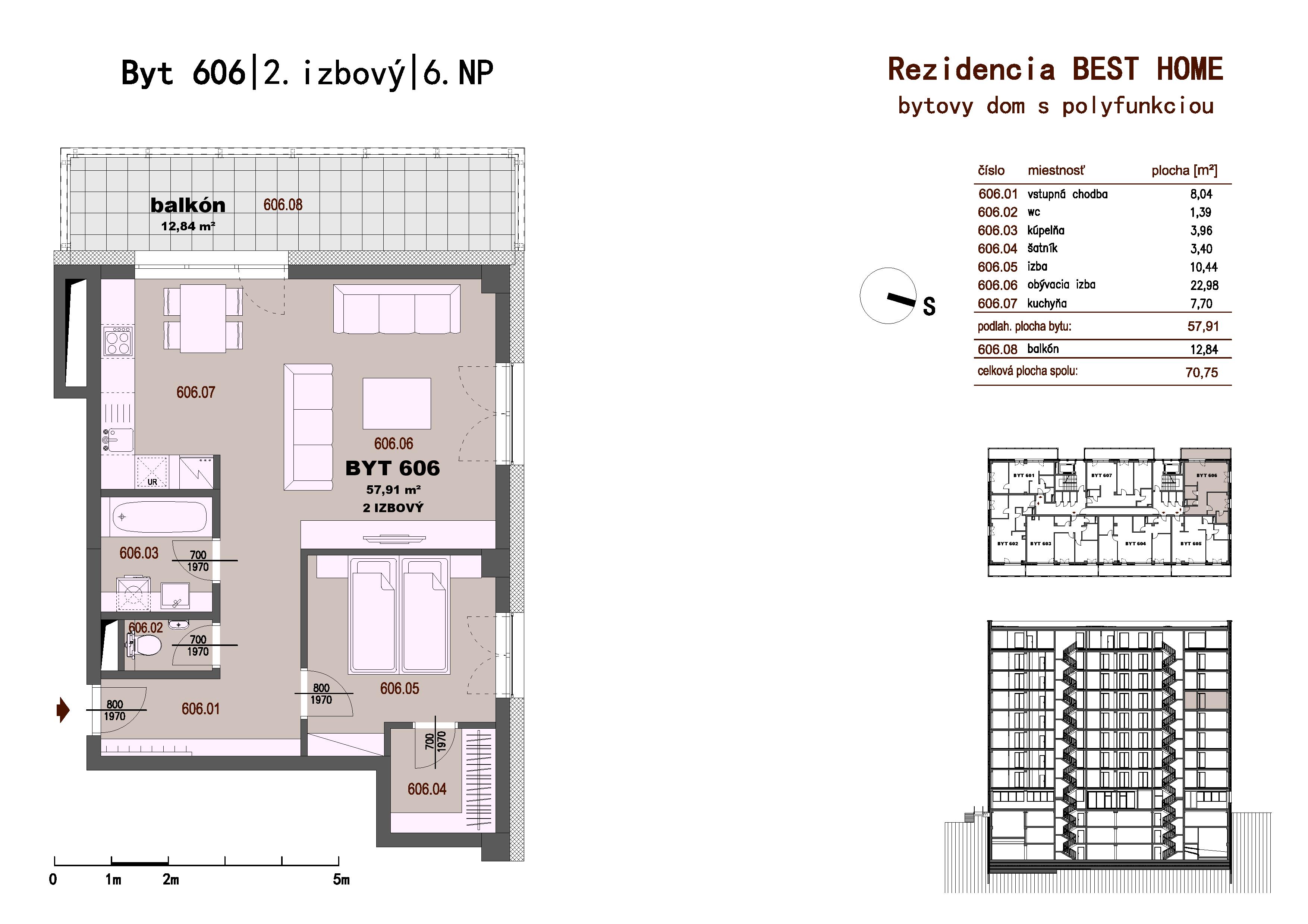 Best Home - 606 - Pôdorys