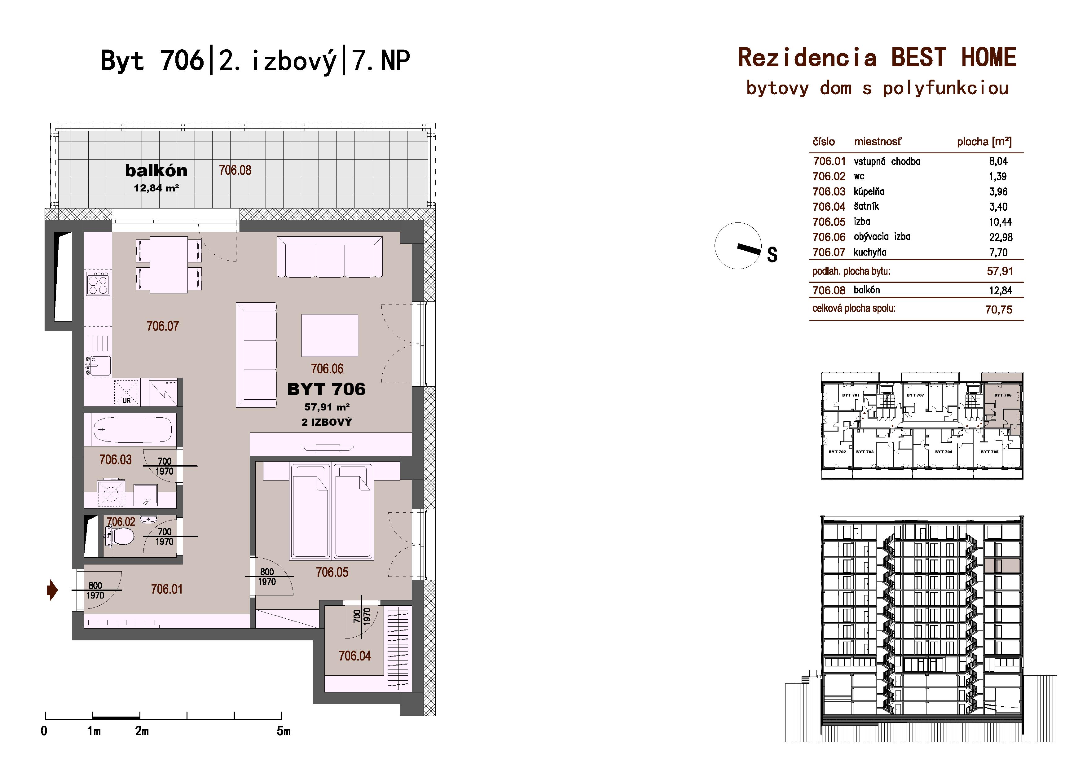 Best Home - 706 - Pôdorys