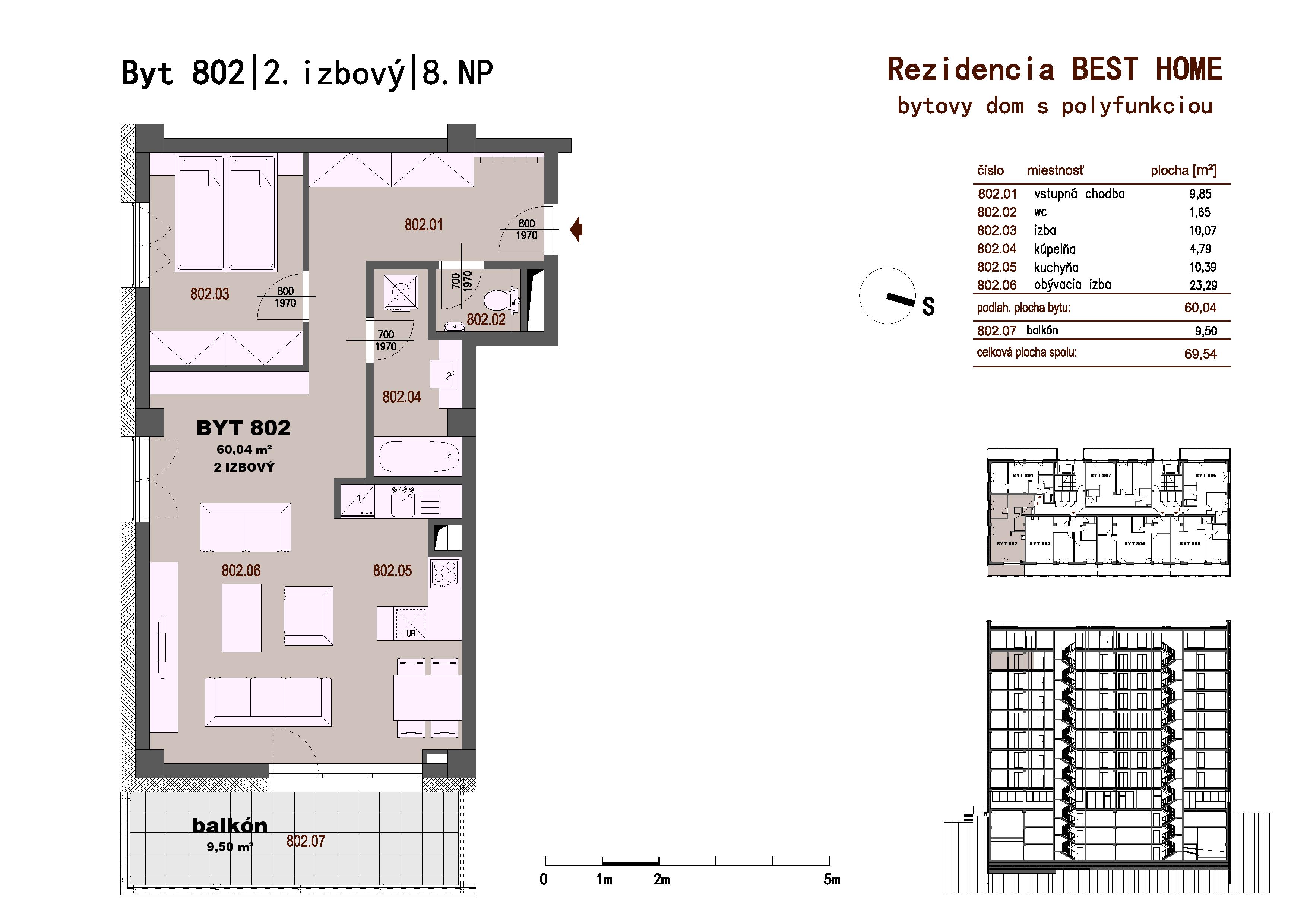 Best Home - 802 - Pôdorys