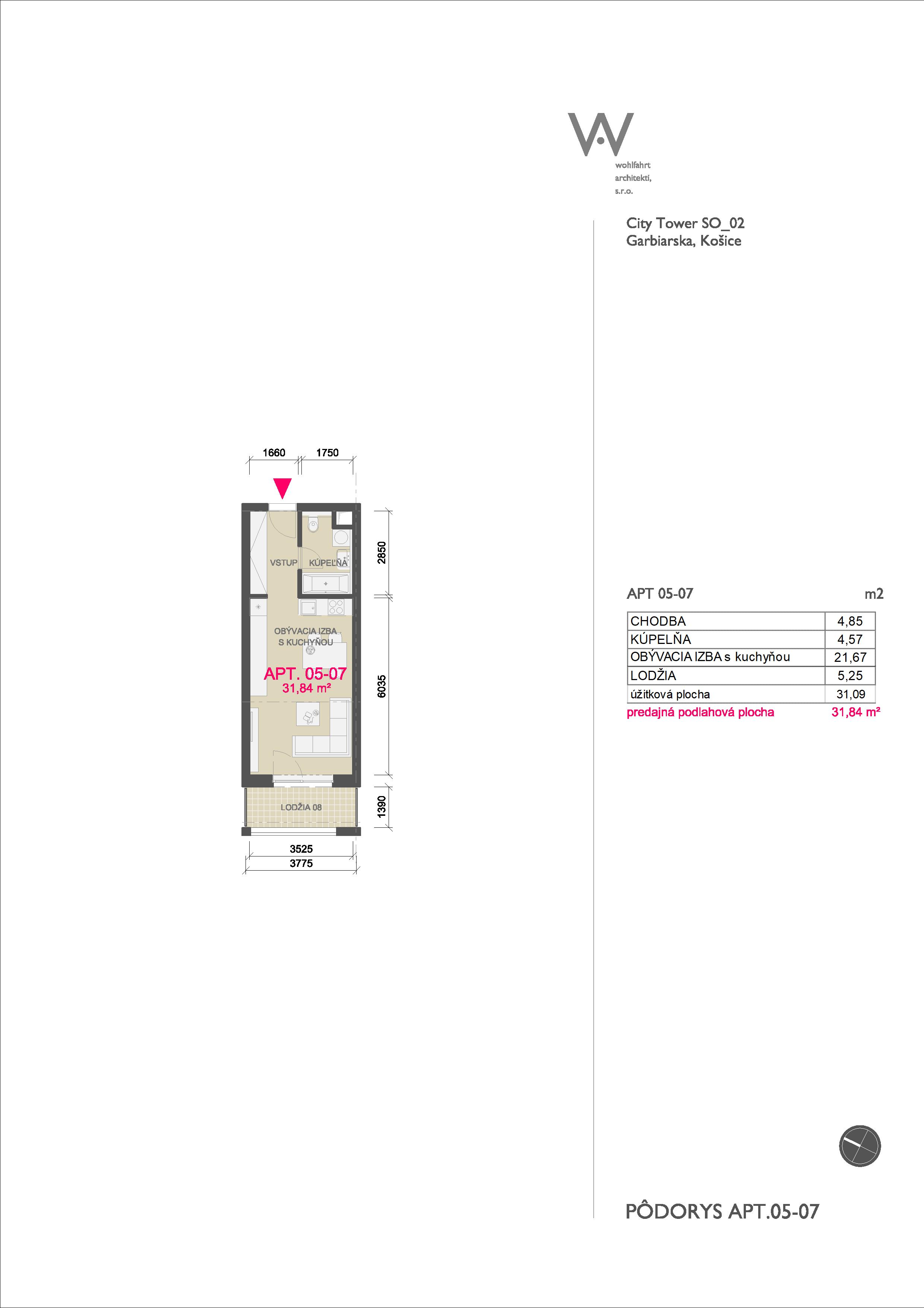 City Tower - 5.07 - Pôdorys