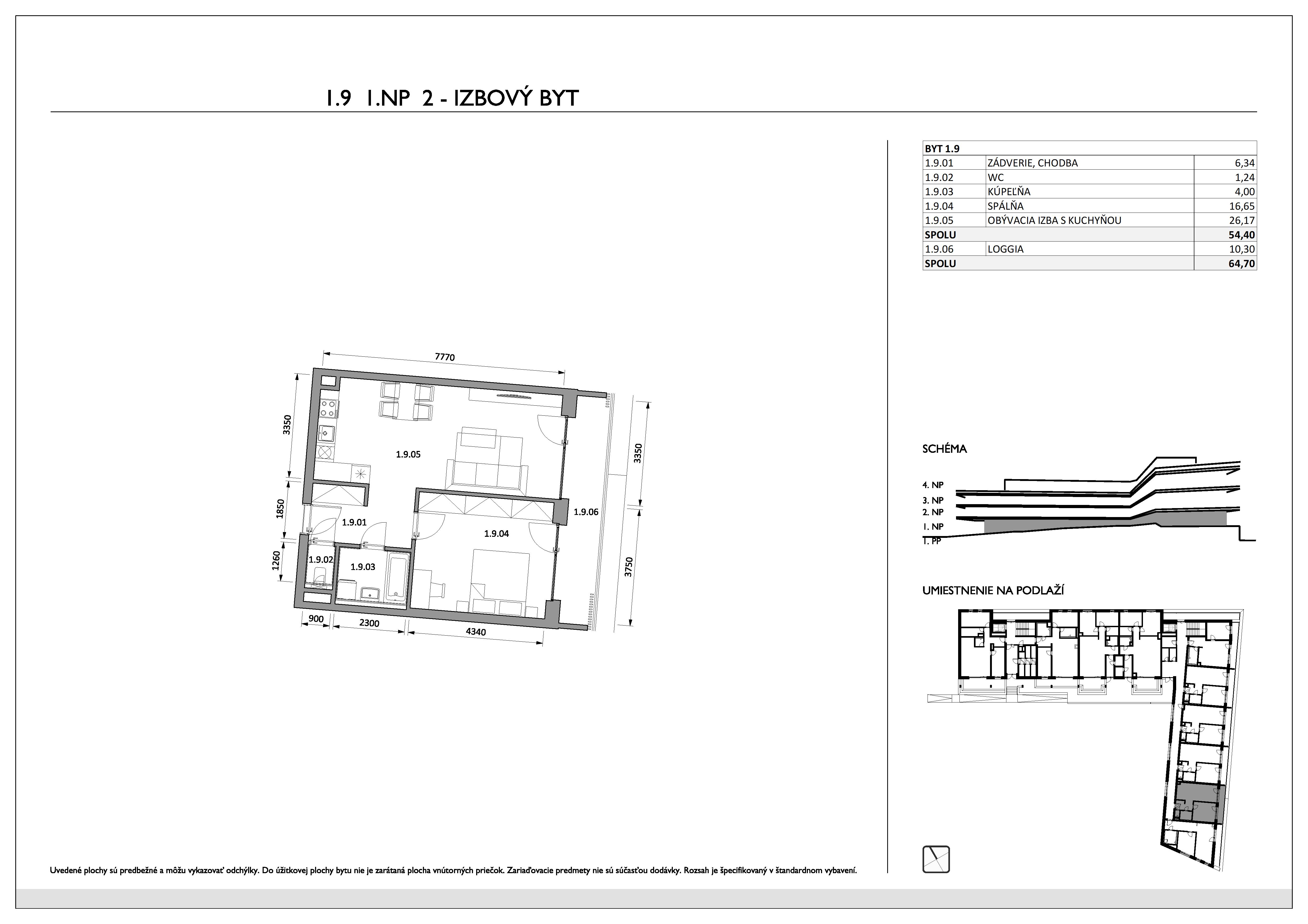 Fialkova Residence - 1.09 - Pôdorys