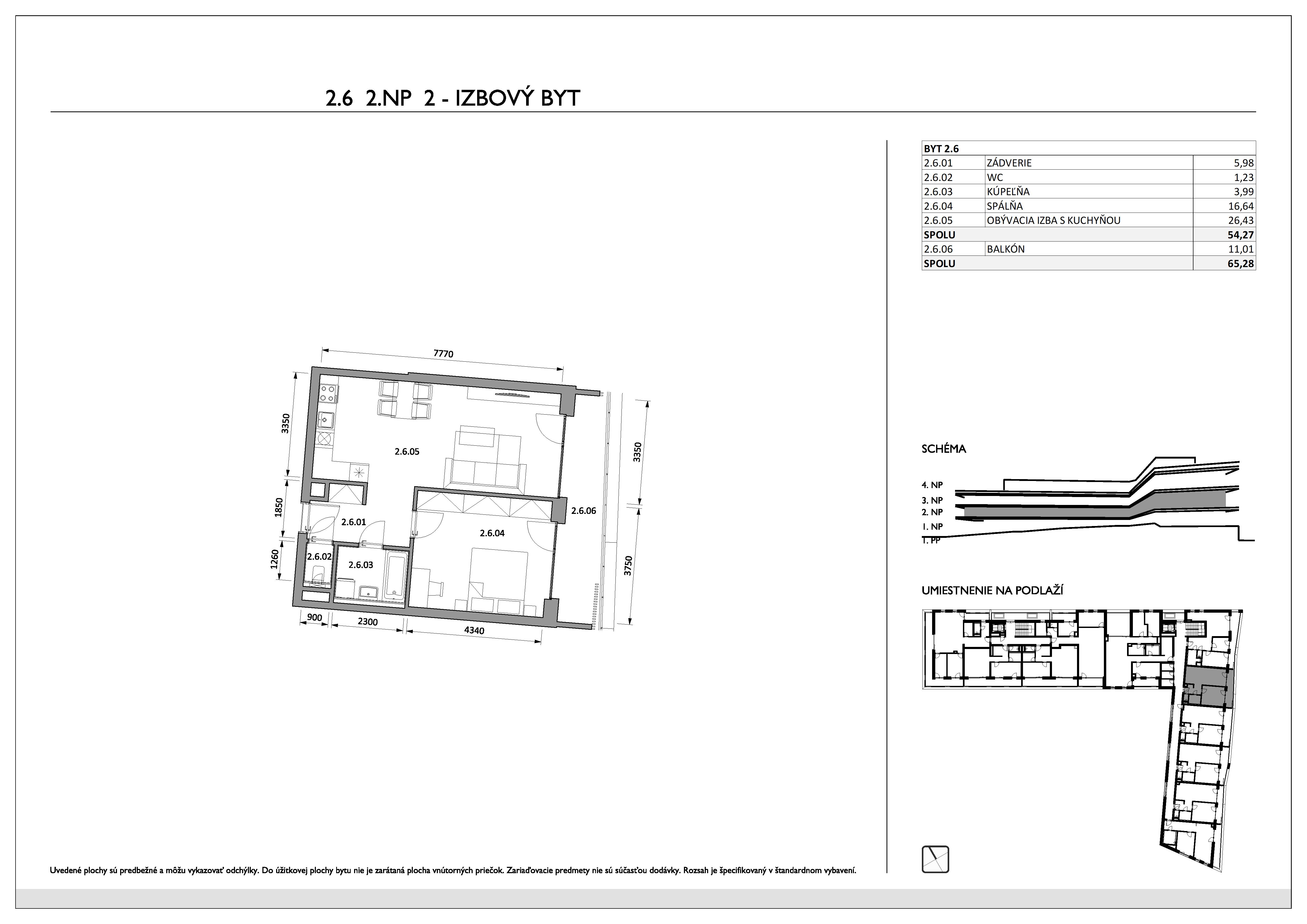 Fialkova Residence - 2.06 - Pôdorys