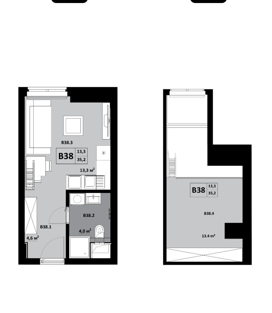KVP GRUNT - B38 - Pôdorys