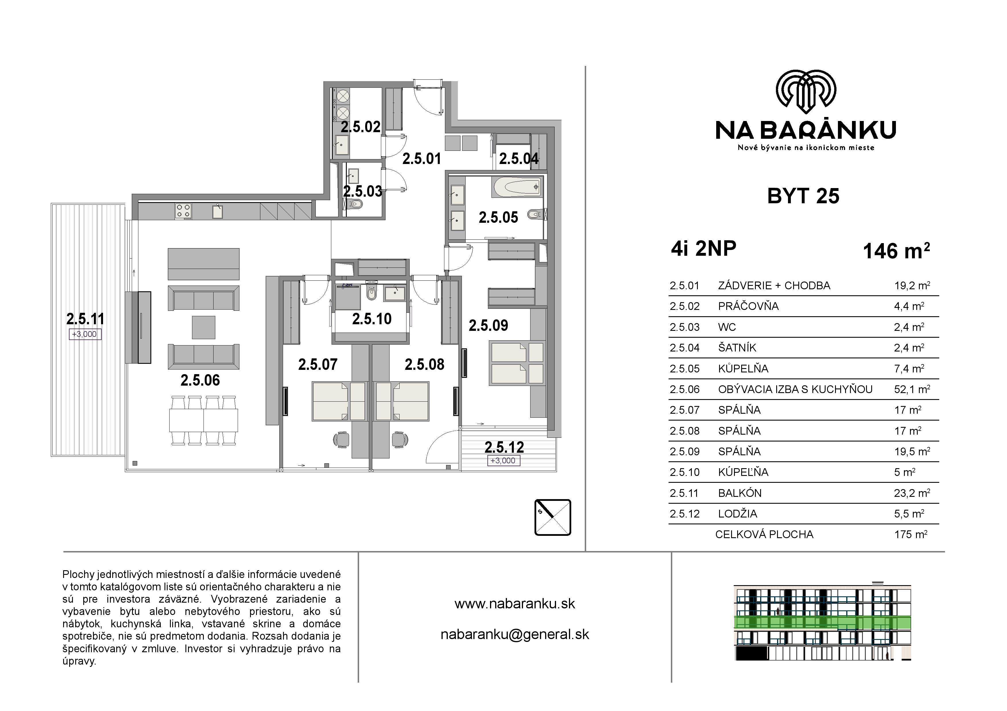 Na Baránku - 25 - Pôdorys