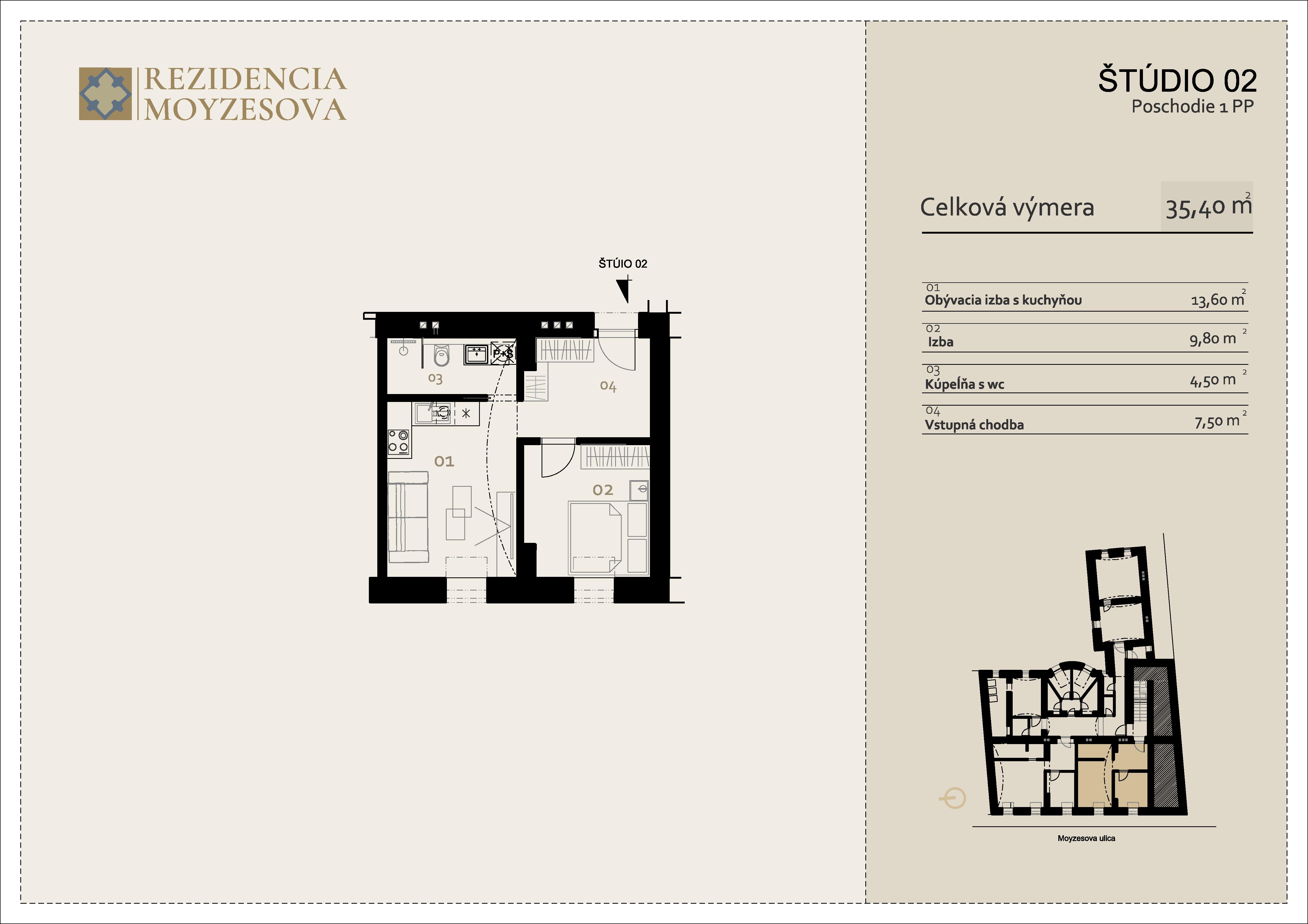 Rezidencia Moyzesova - 02 - Pôdorys