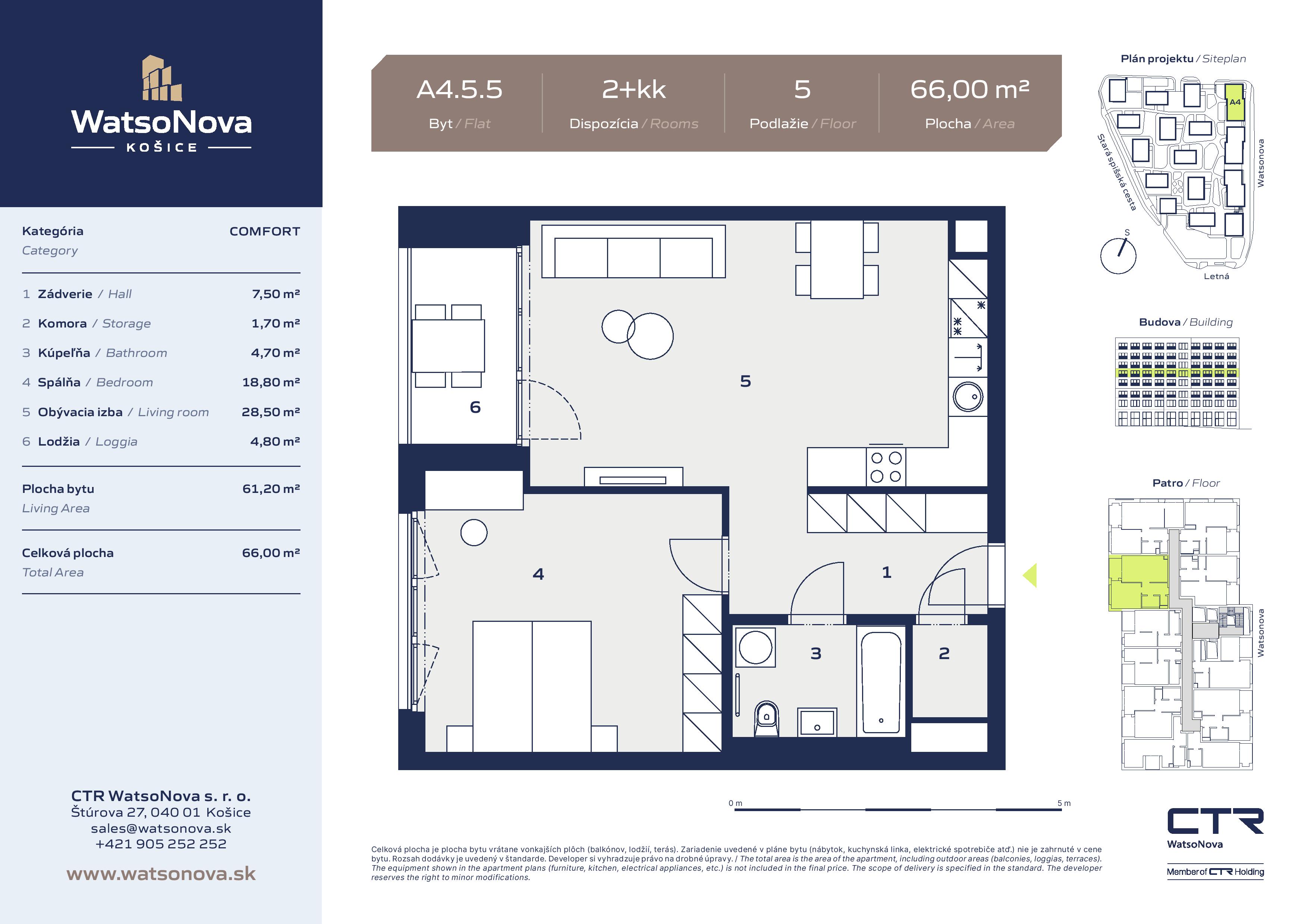 WatsoNova - A4.5.5 - Pôdorys