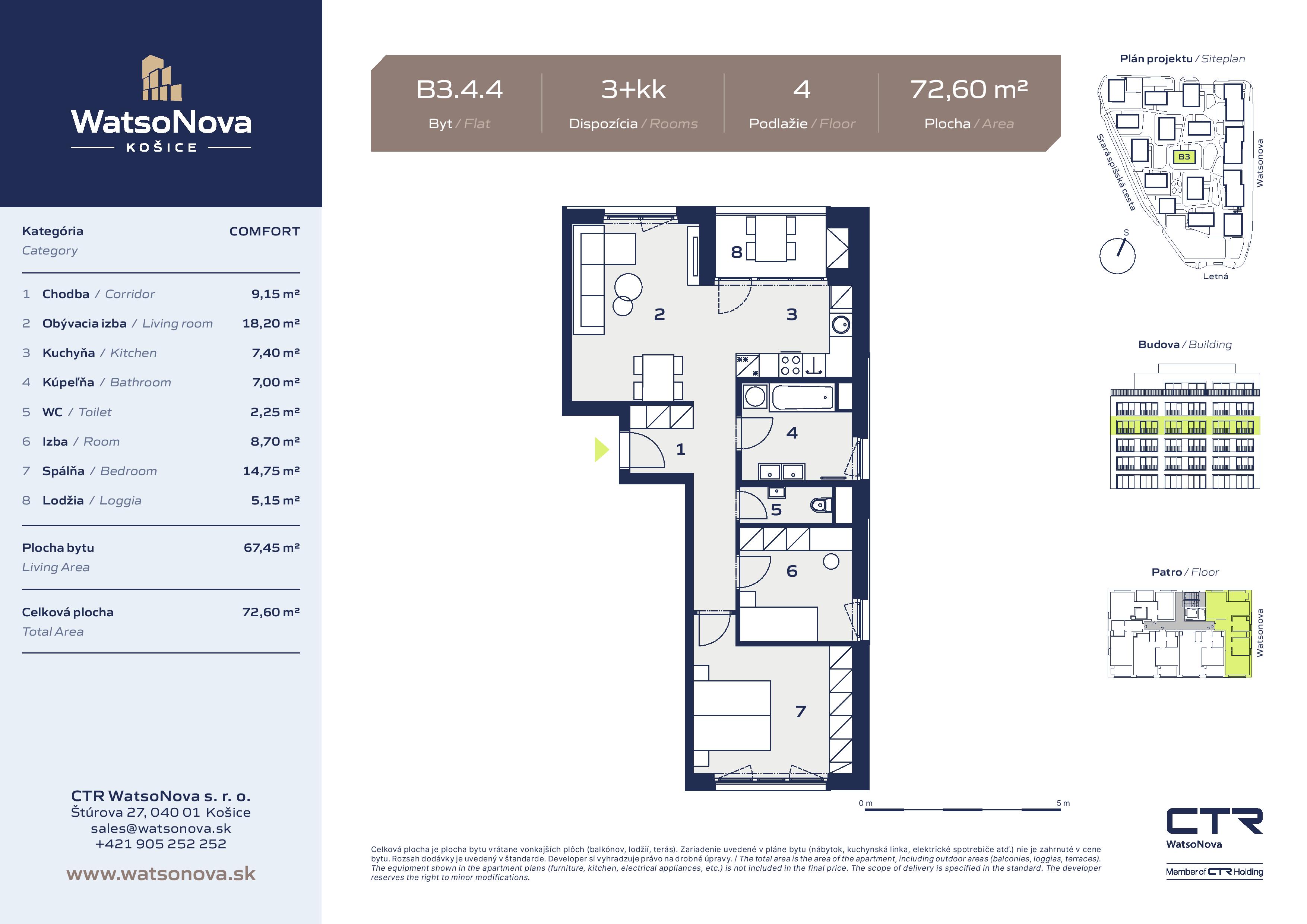 WatsoNova - B3.4.4 - Pôdorys