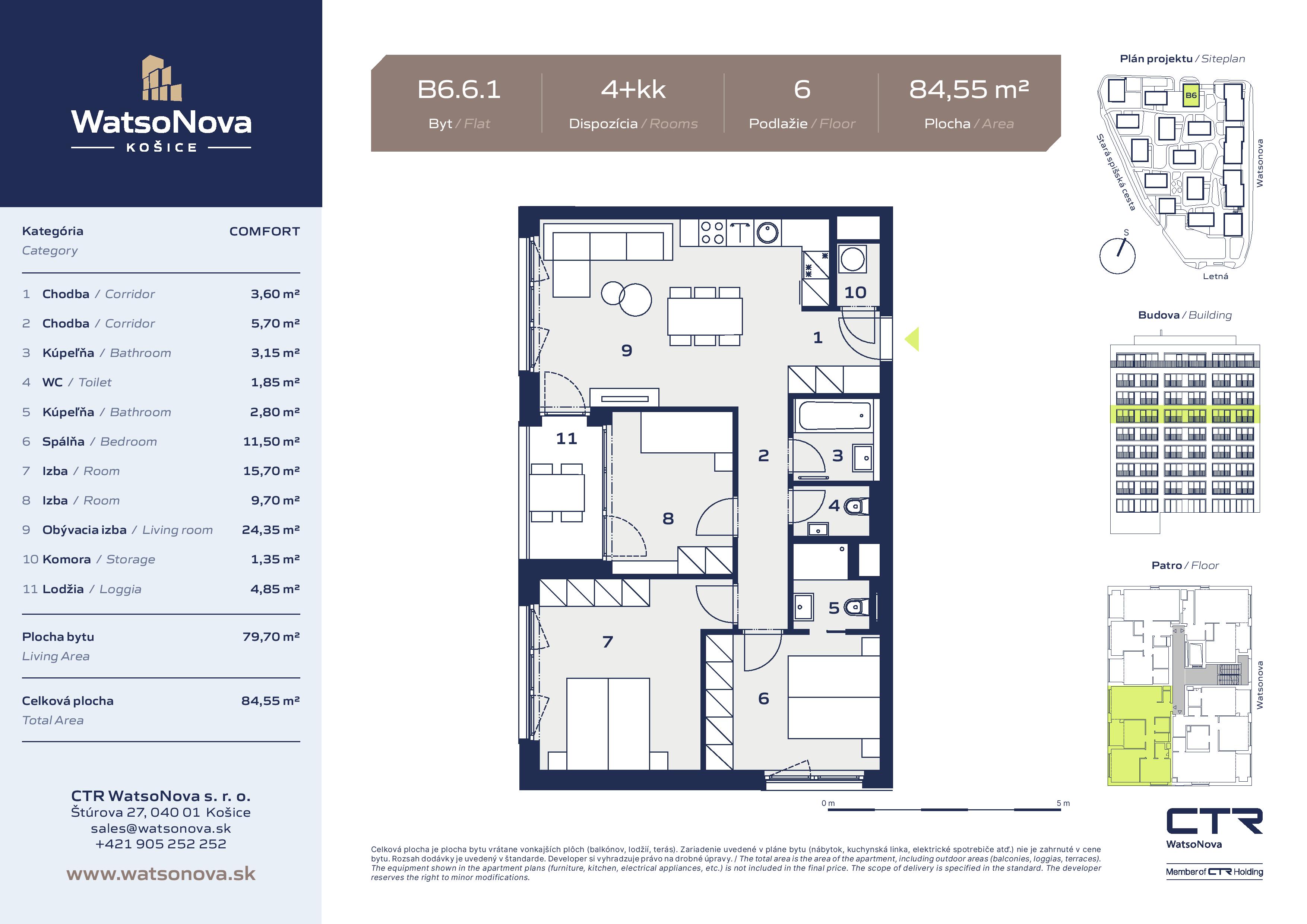 WatsoNova - B6.6.1 - Pôdorys
