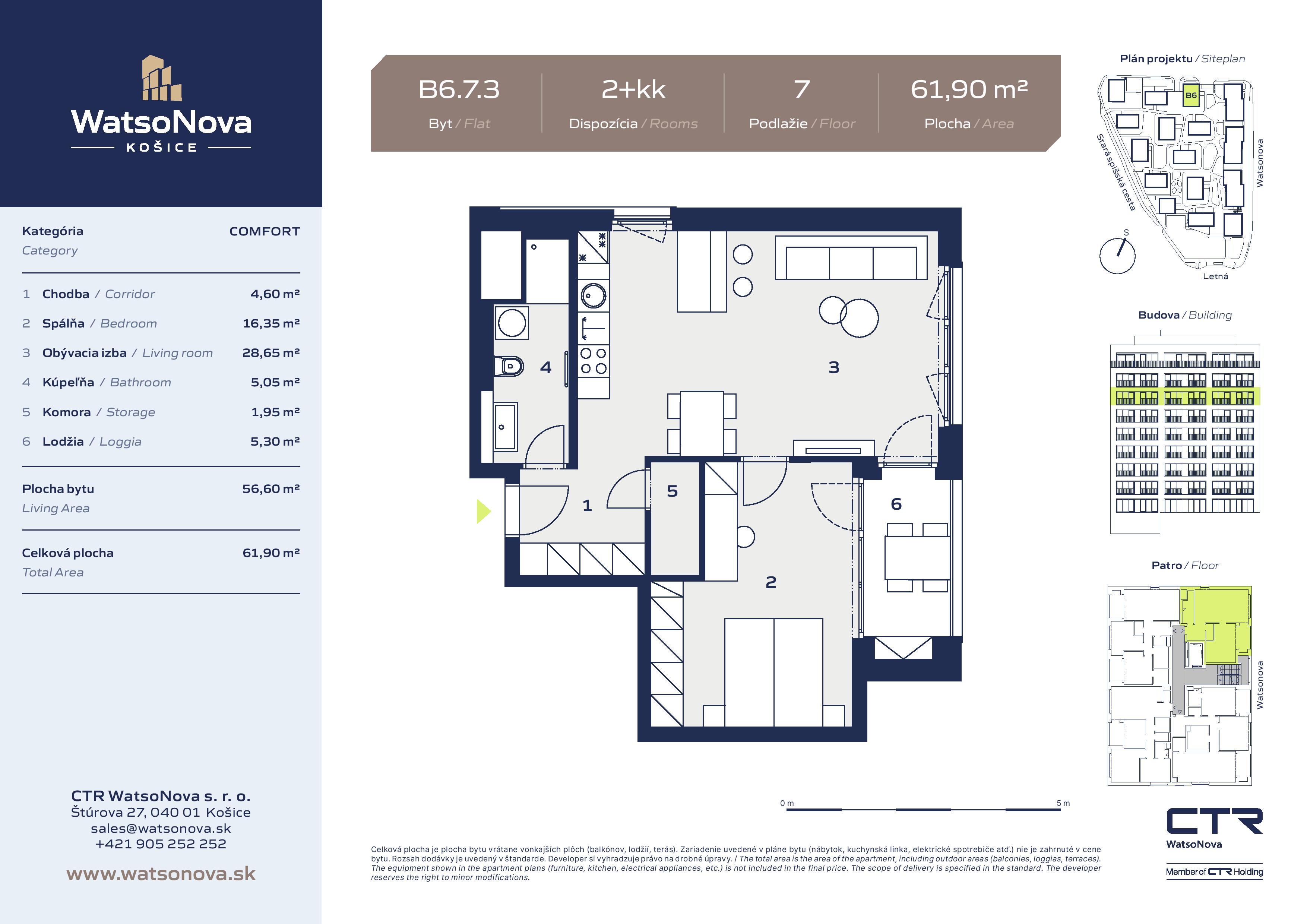 WatsoNova - B6.7.3 - Pôdorys