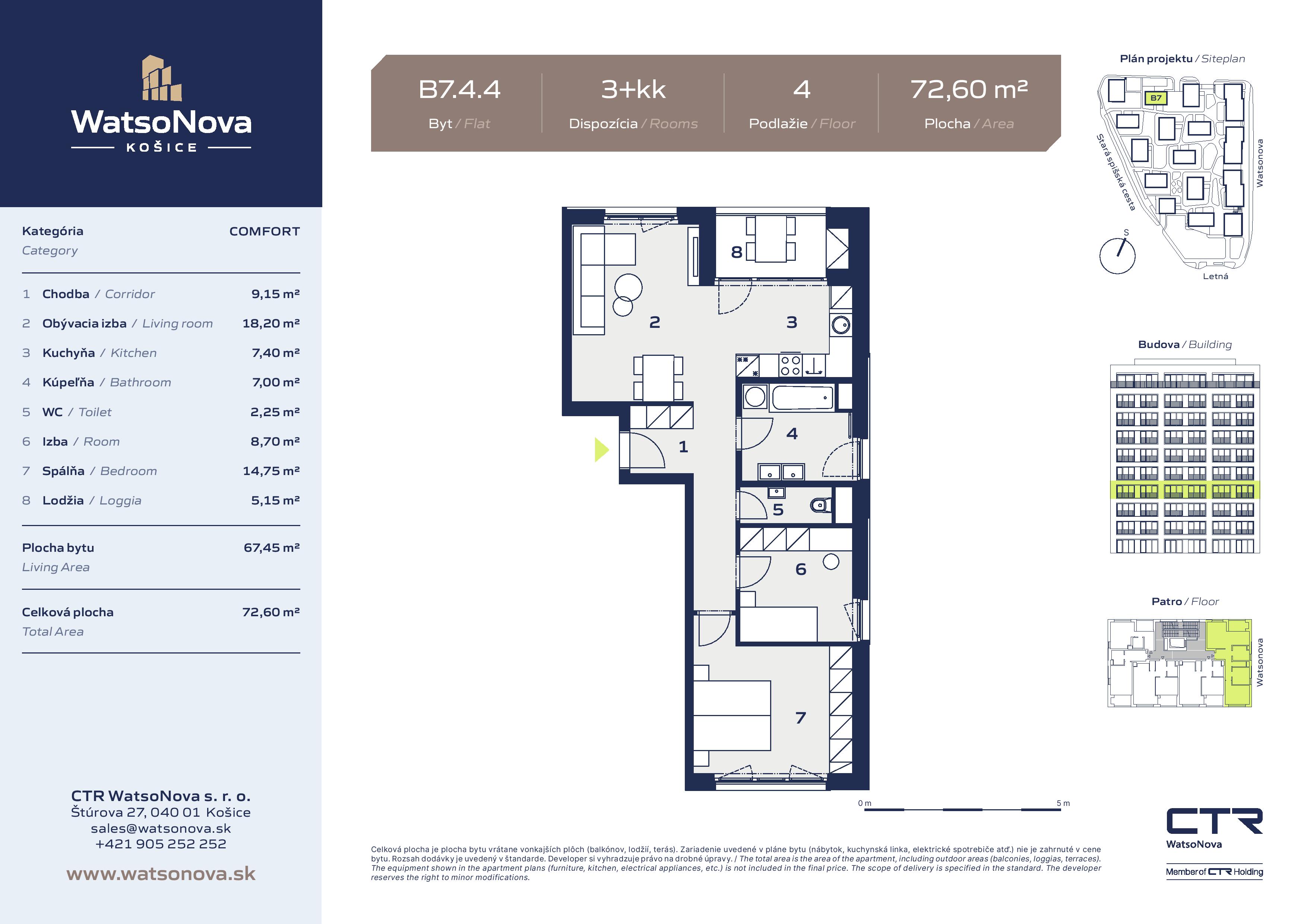 WatsoNova - B7.4.4 - Pôdorys