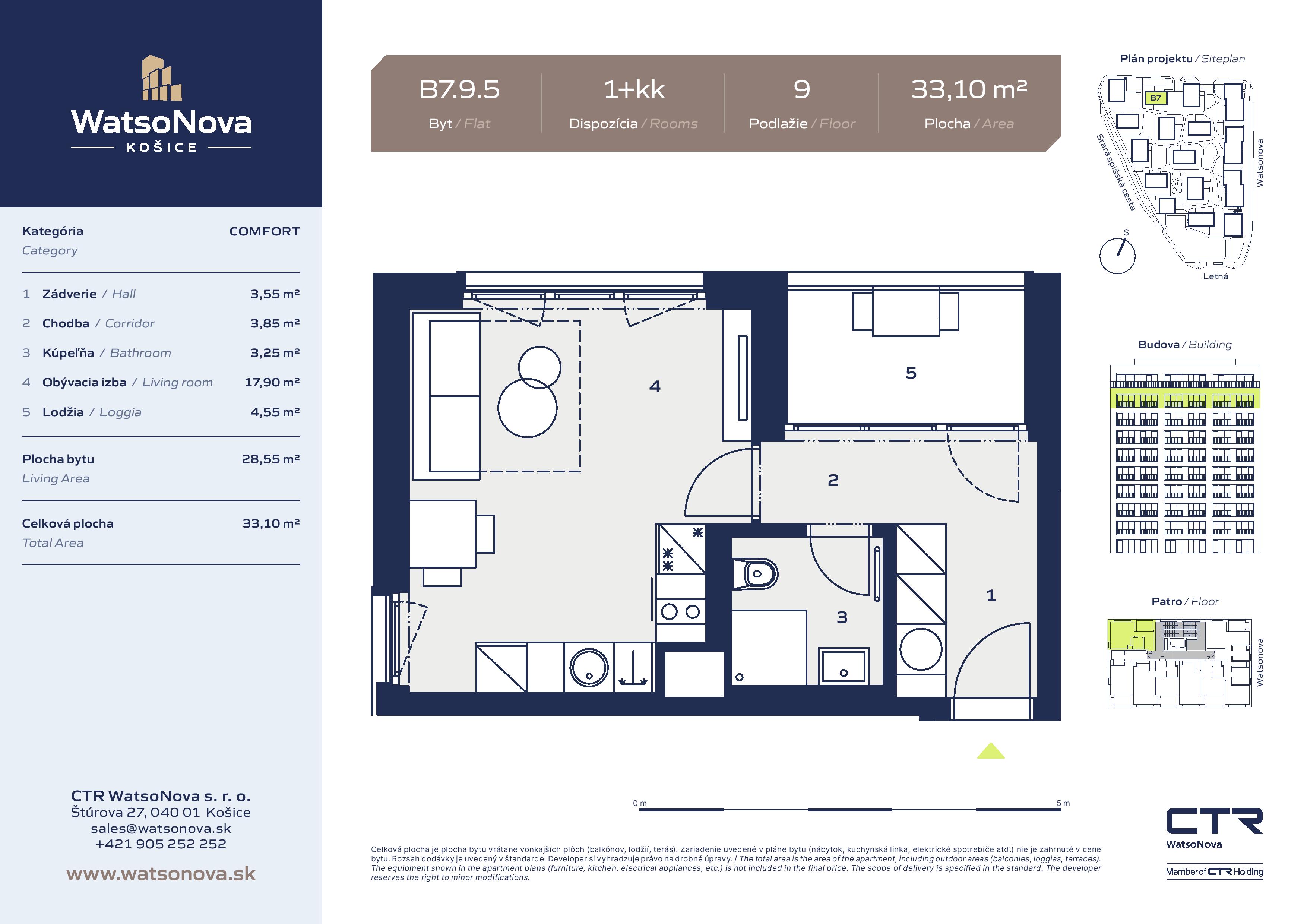 WatsoNova - B7.9.5 - Pôdorys