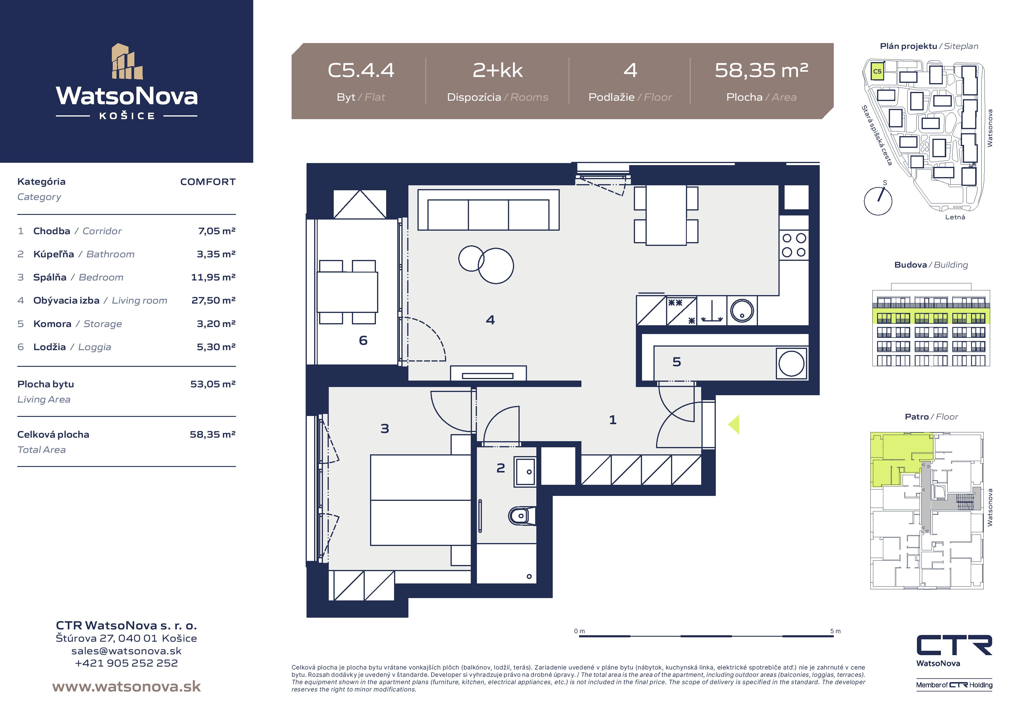 WatsoNova - C5.4.4 - Pôdorys