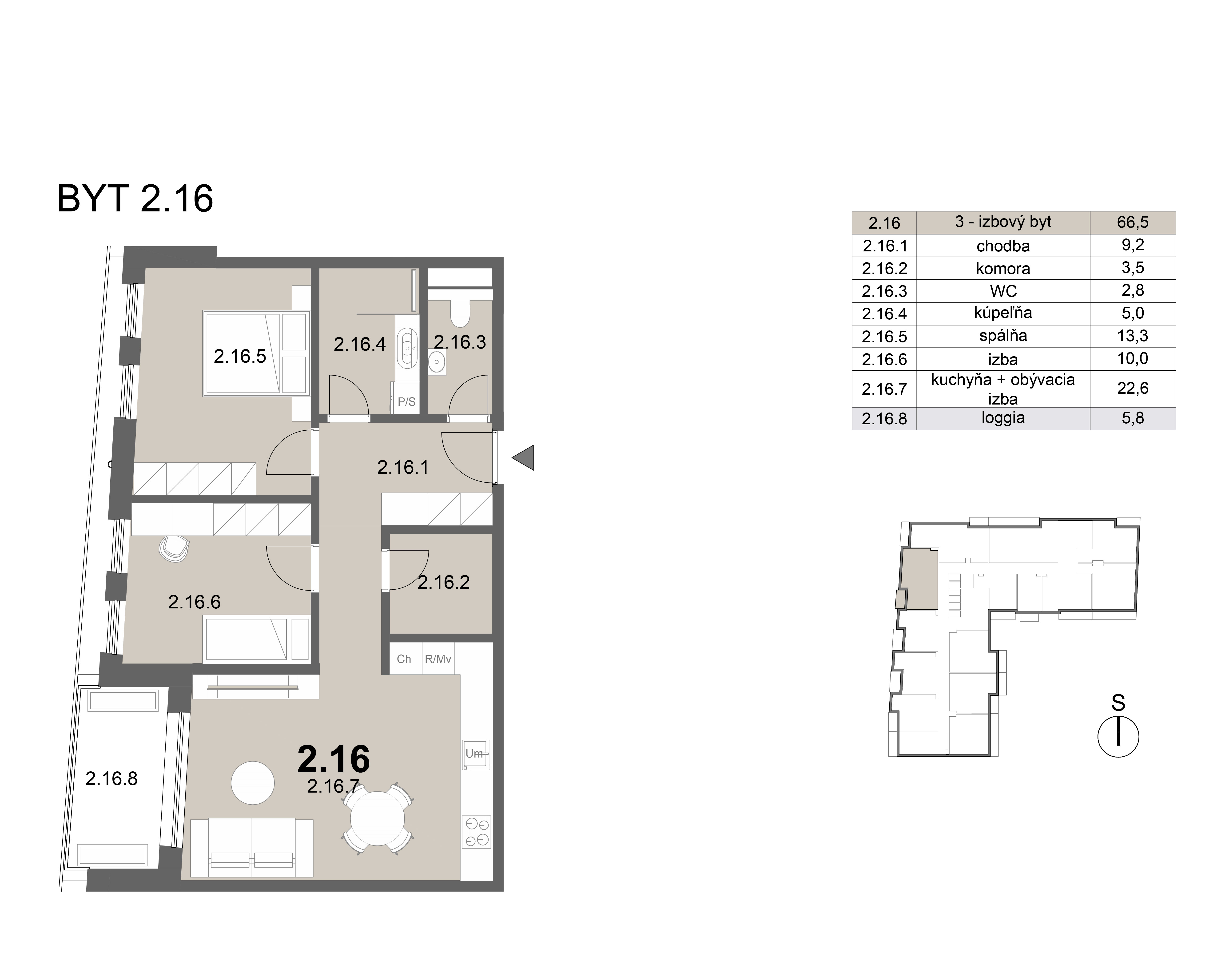 Zion residence - 2.16 - Pôdorys