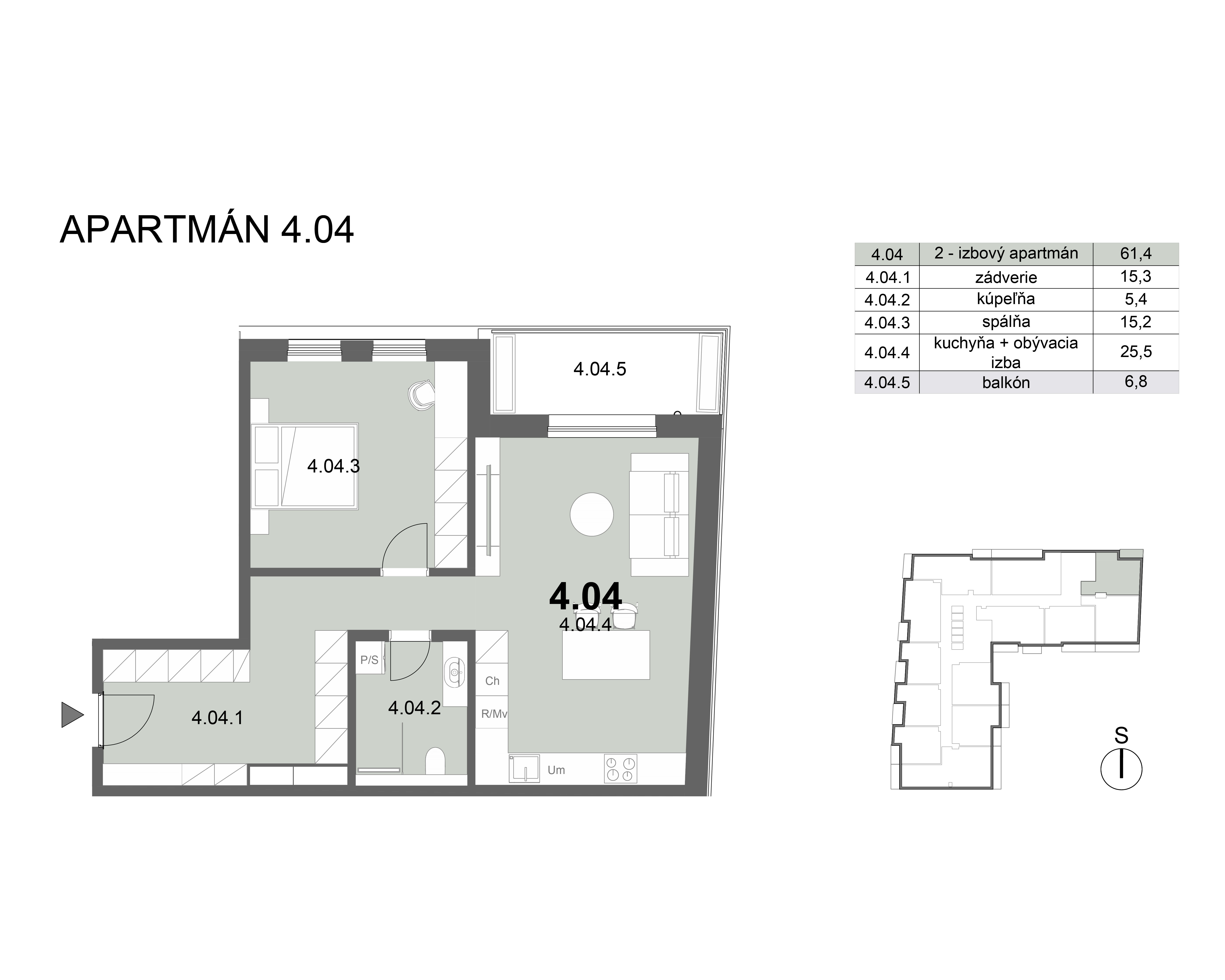 Zion residence - 4.04 - Pôdorys