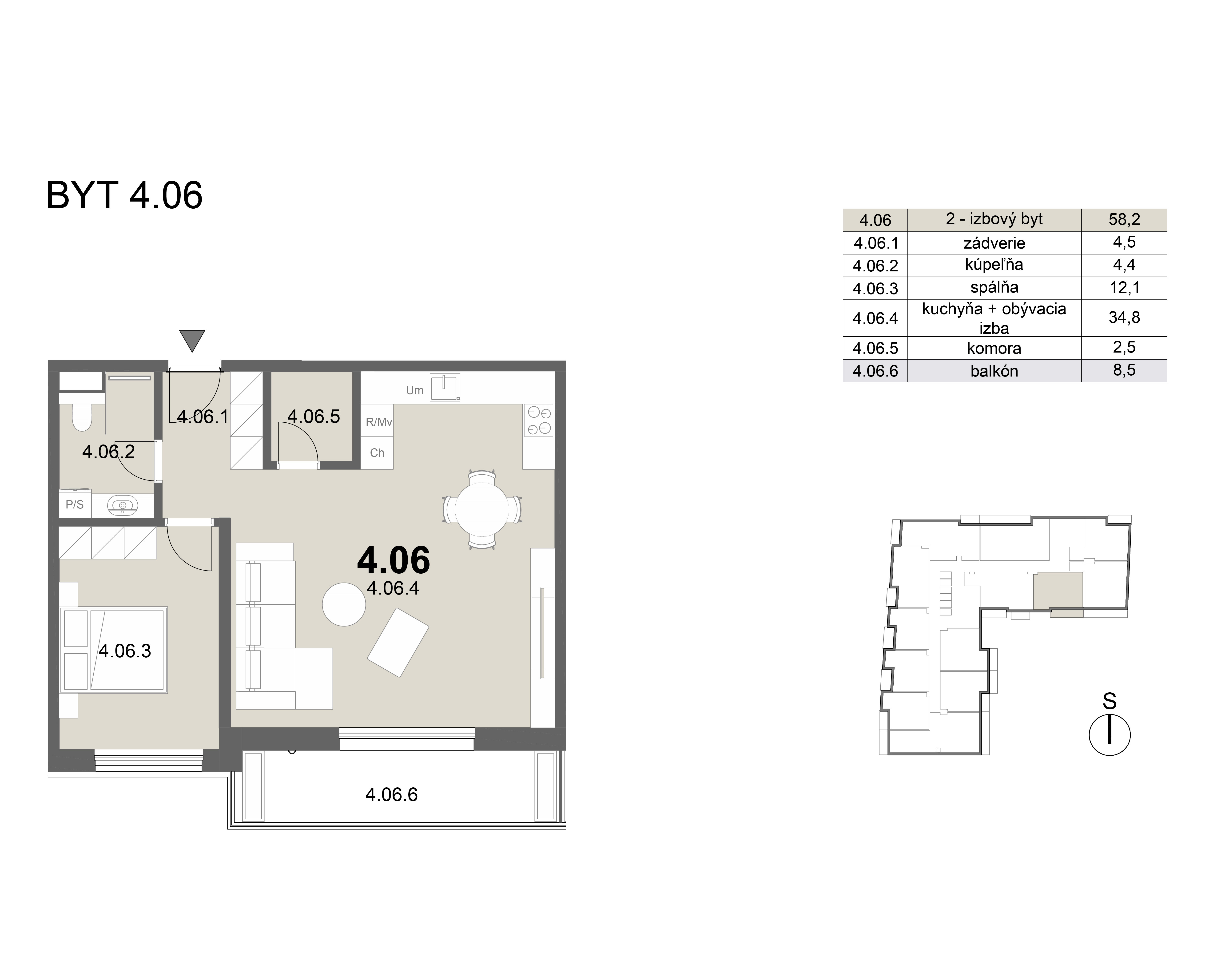 Zion residence - 4.06 - Pôdorys