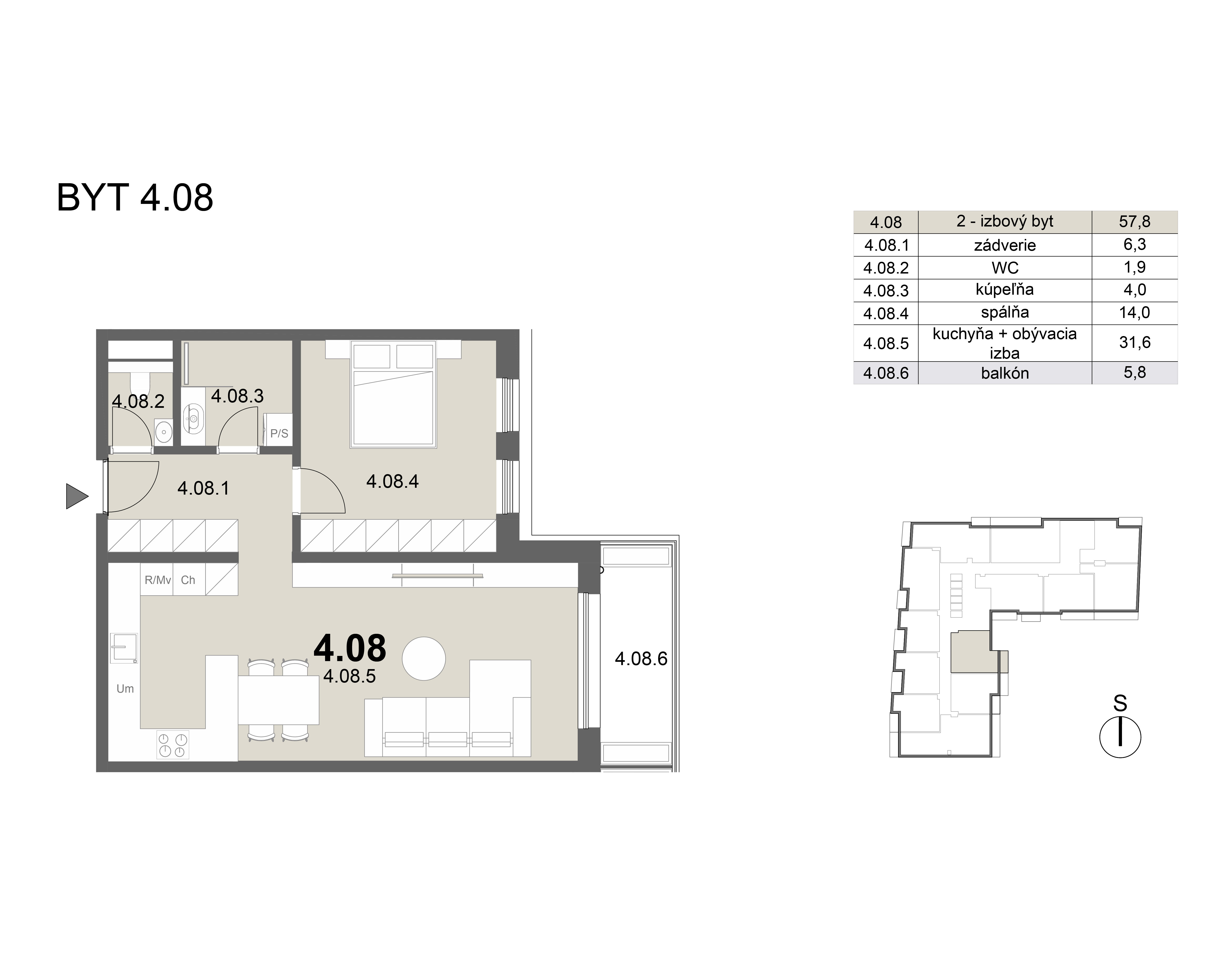 Zion residence - 4.08 - Pôdorys