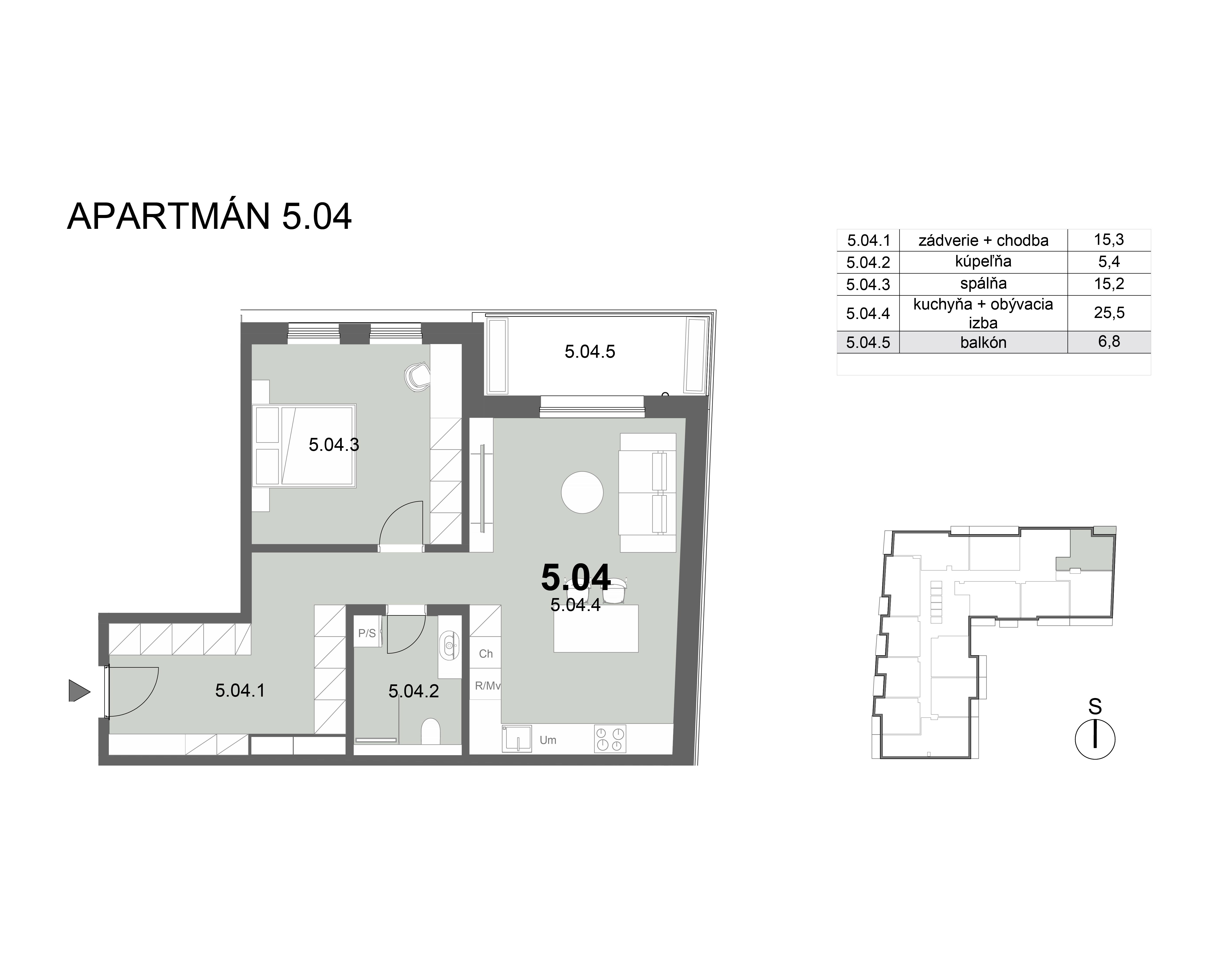 Zion residence - 5.04 - Pôdorys