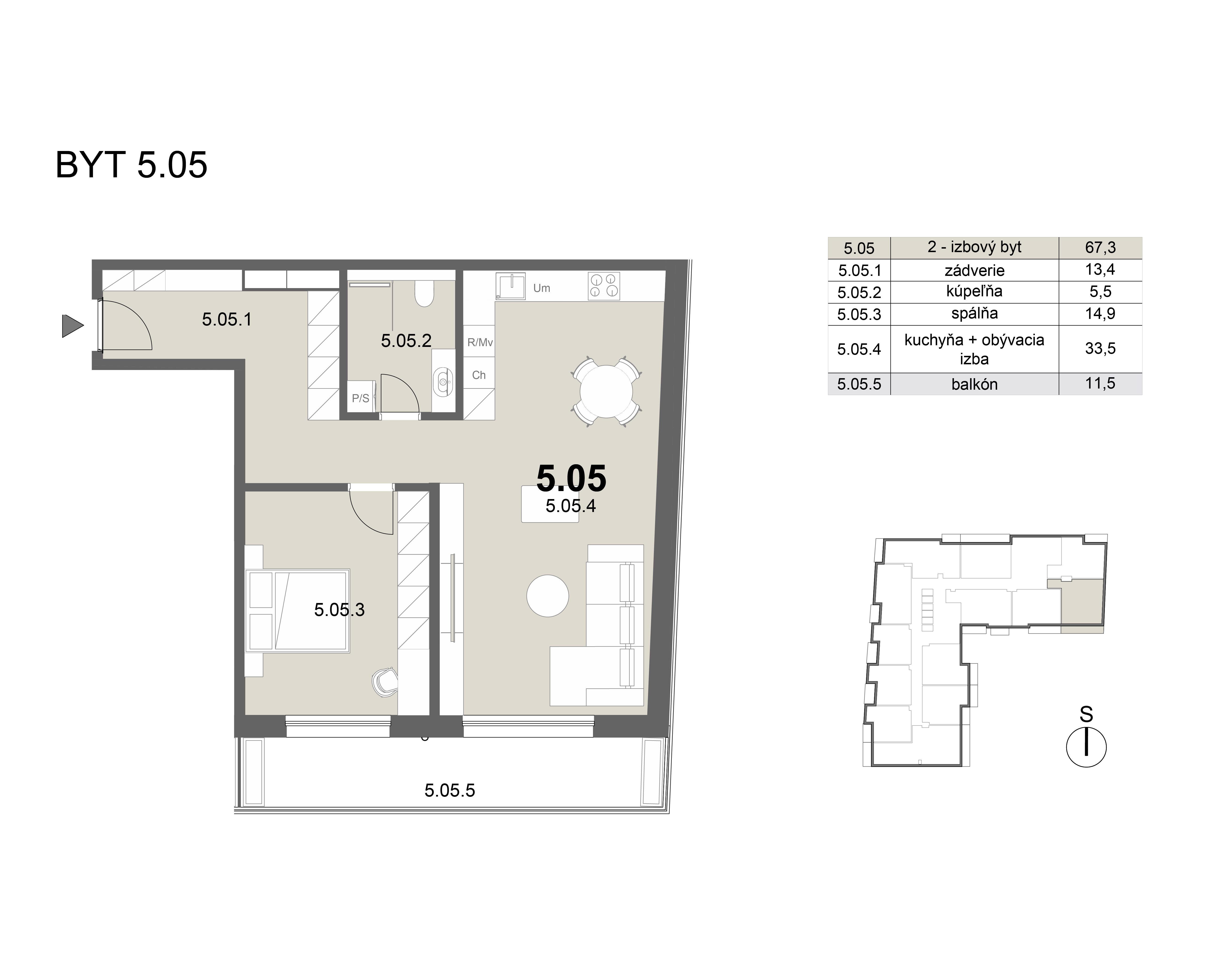 Zion residence - 5.05 - Pôdorys