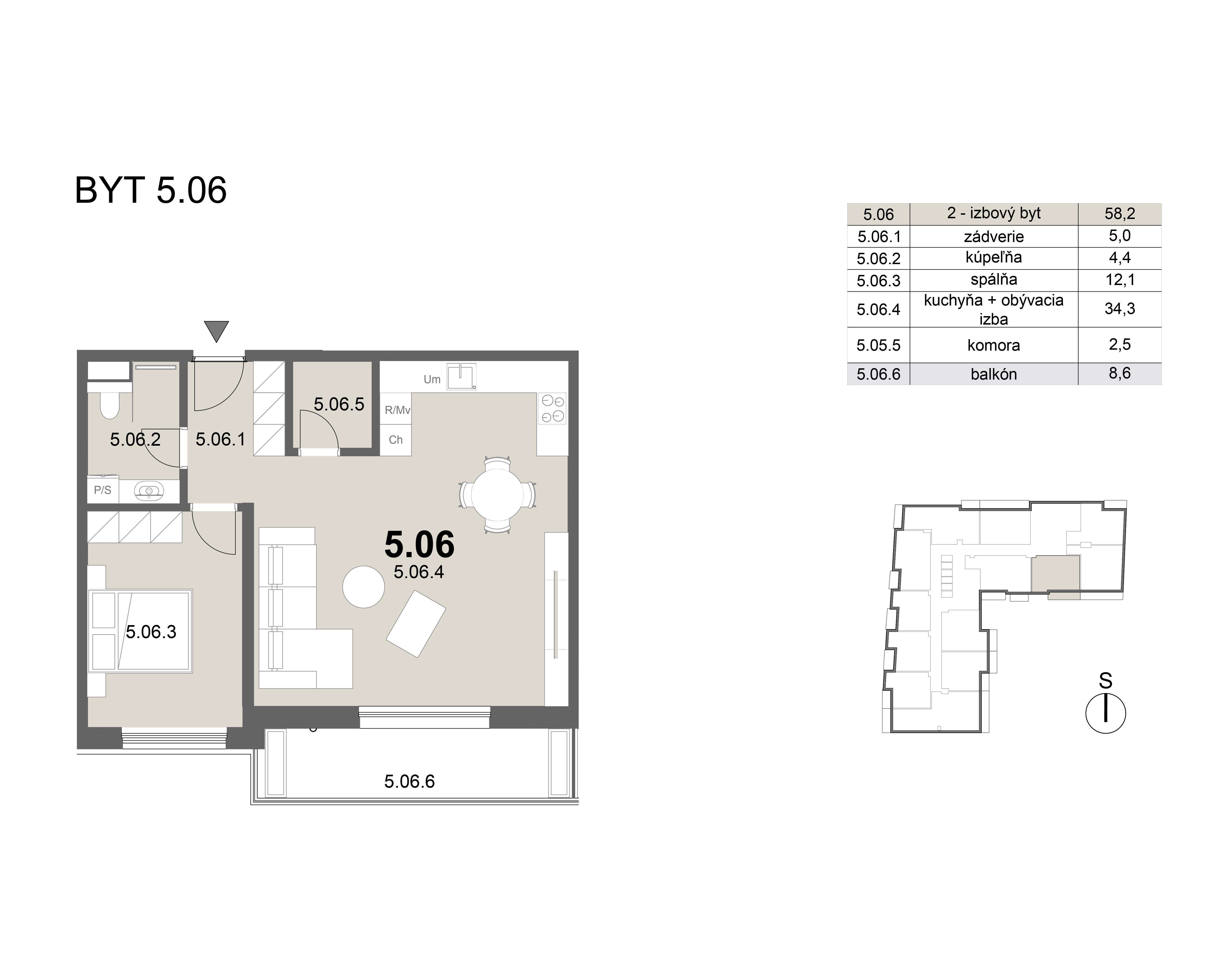 Zion residence - 5.06 - Pôdorys
