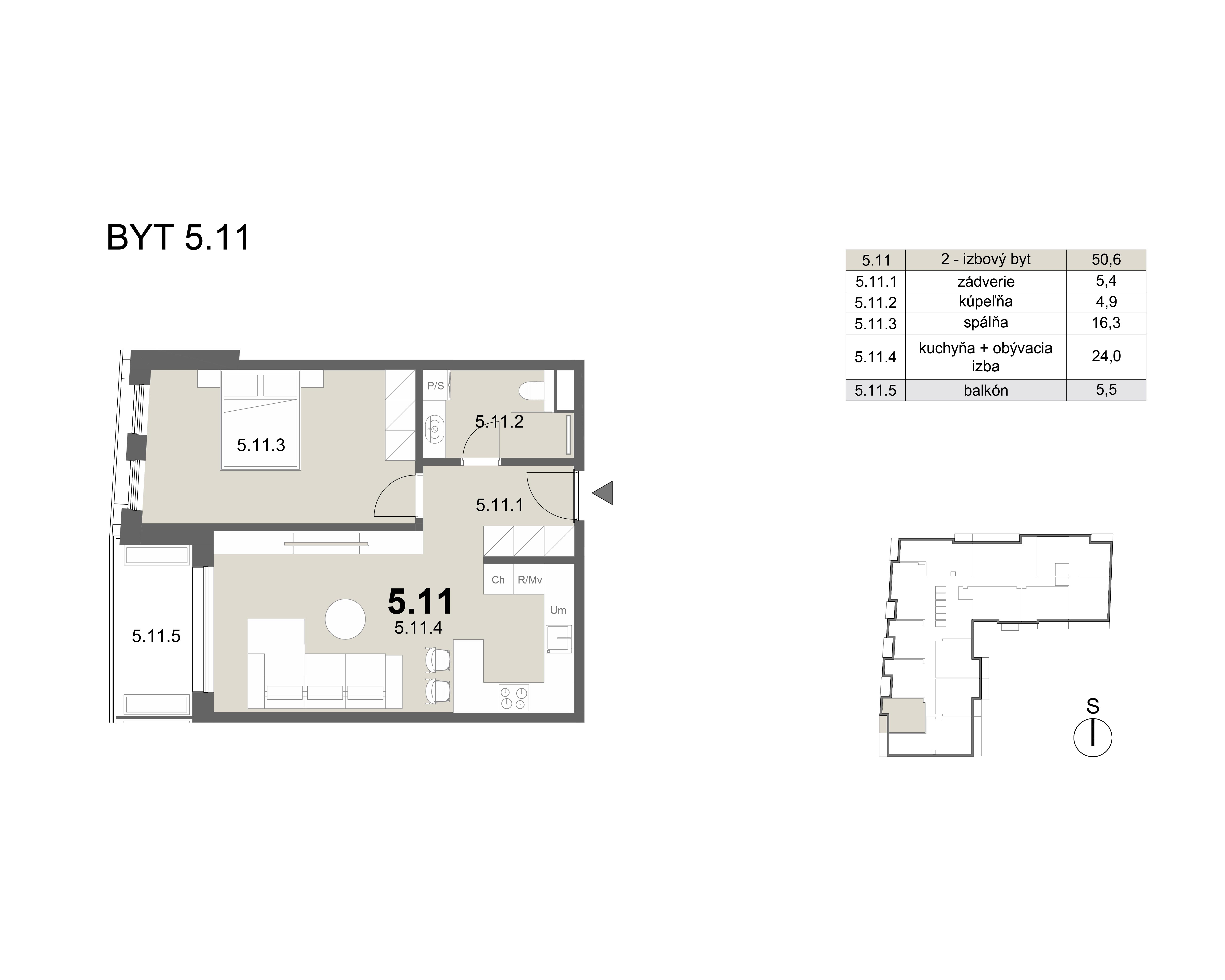 Zion residence - 5.11 - Pôdorys