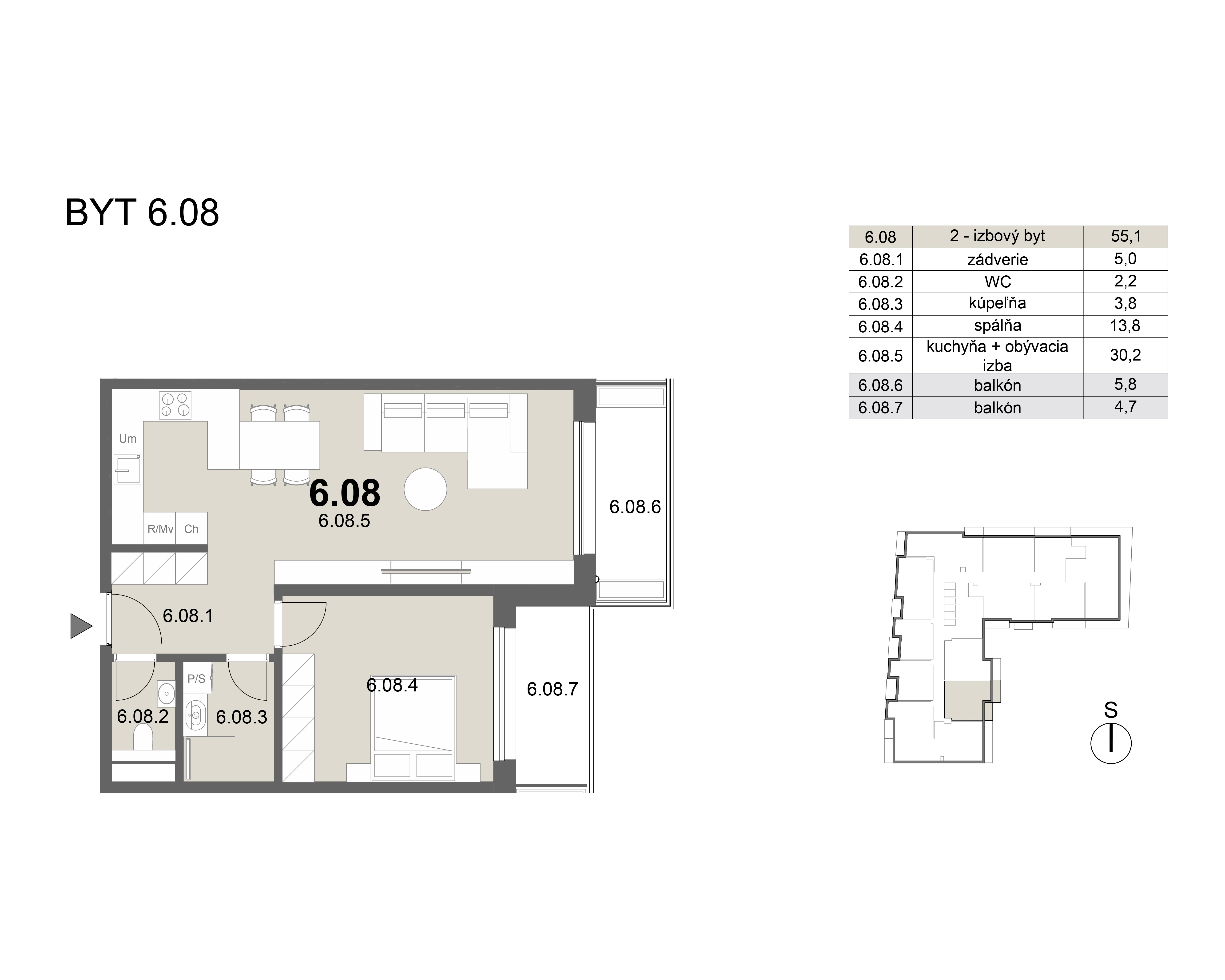 Zion residence - 6.08 - Pôdorys