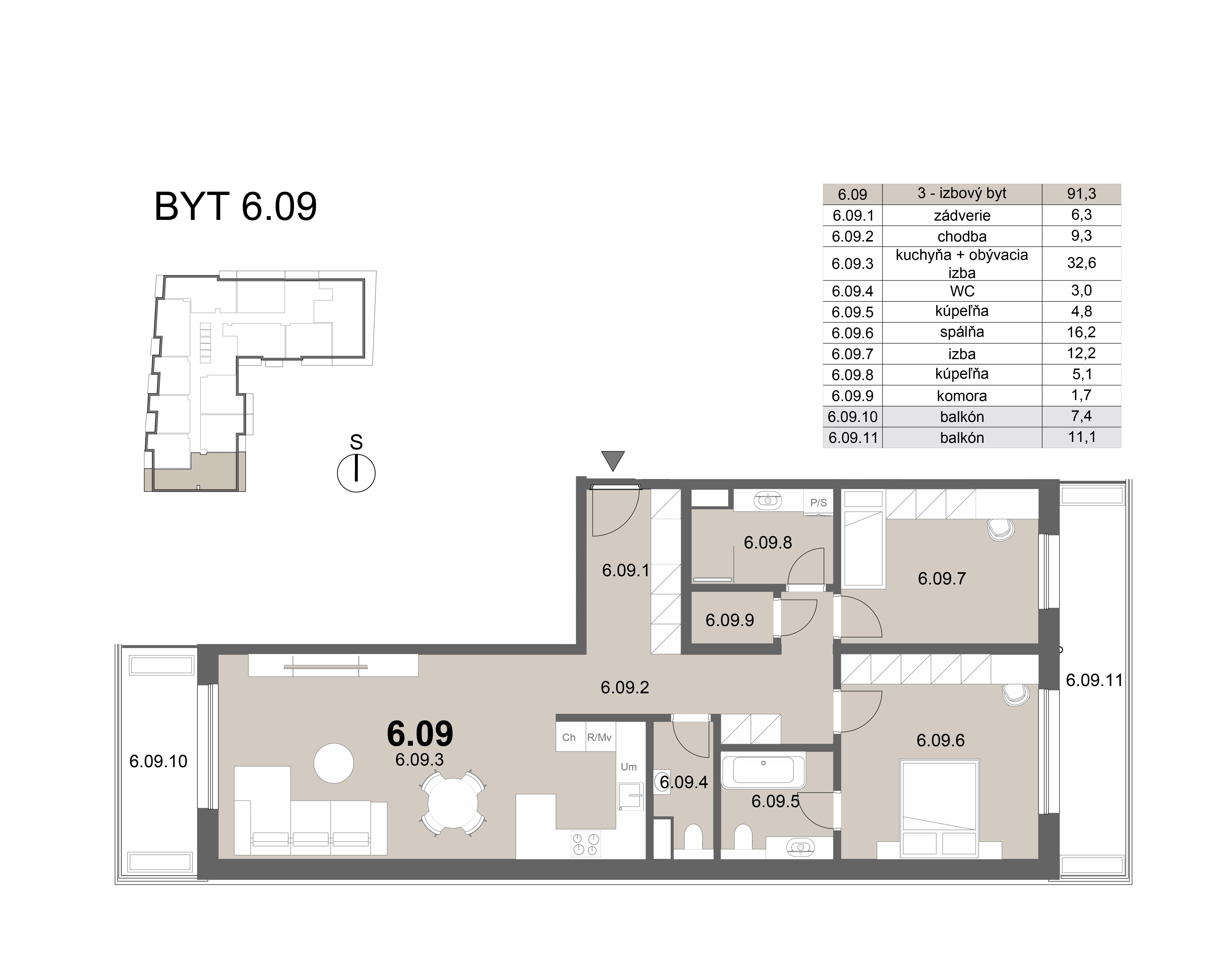 Zion residence - 6.09 - Pôdorys