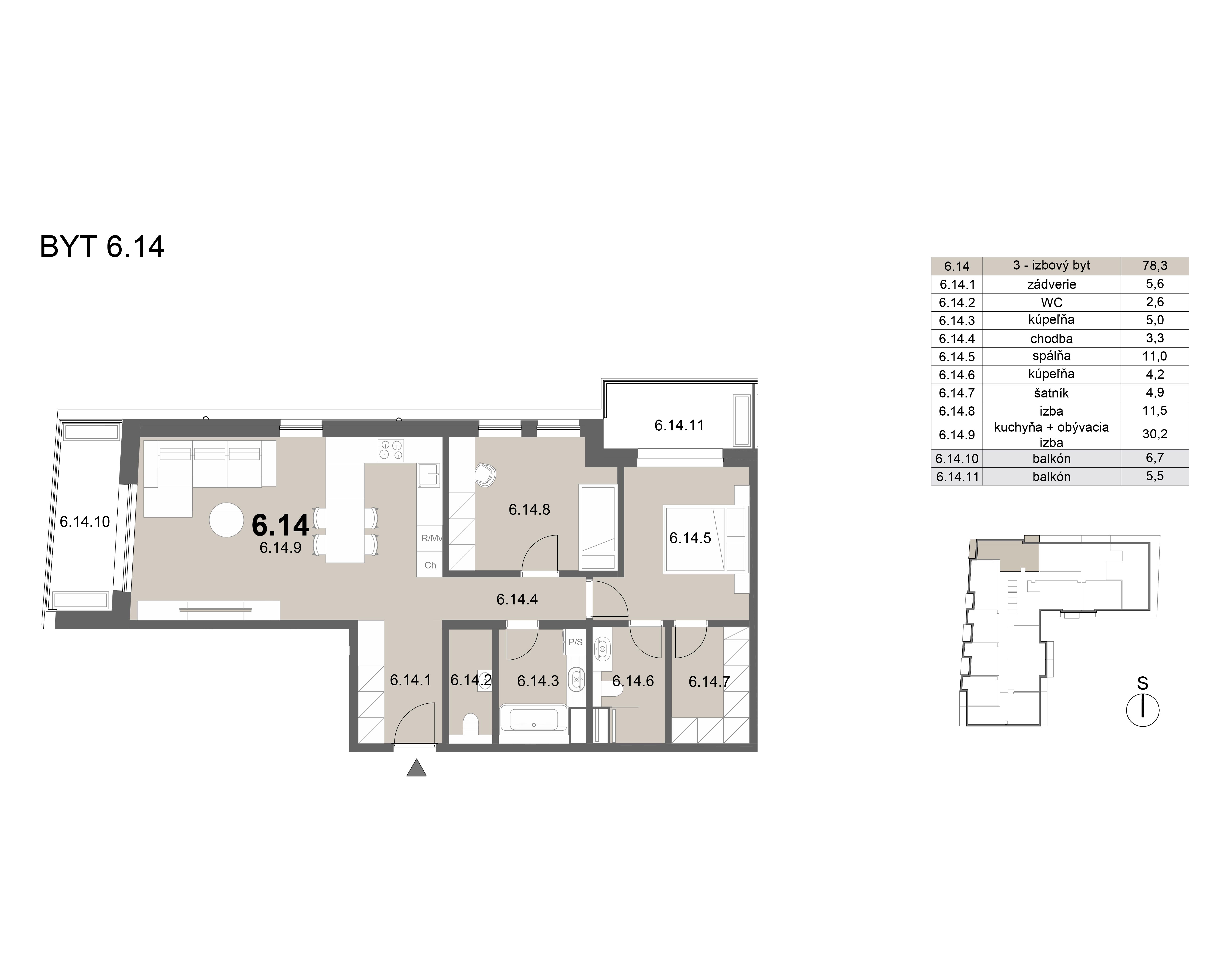 Zion residence - 6.14 - Pôdorys