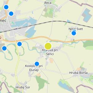 Kráľovské Bývanie - map