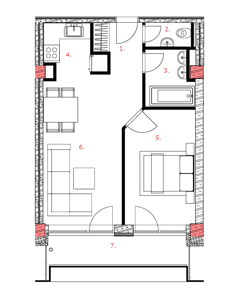 Galandov majer - K23.3.1 - Pôdorys