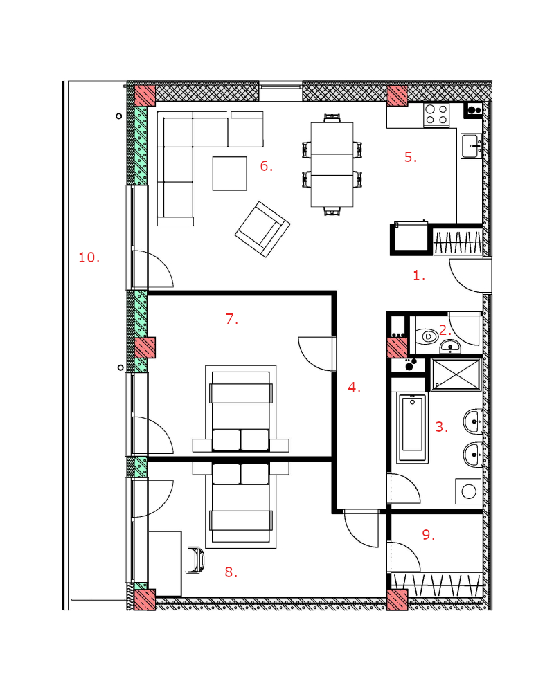 Galandov majer - V37.3.2 - Pôdorys