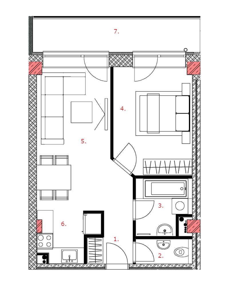 Galandov majer - V41.4.2 - Pôdorys