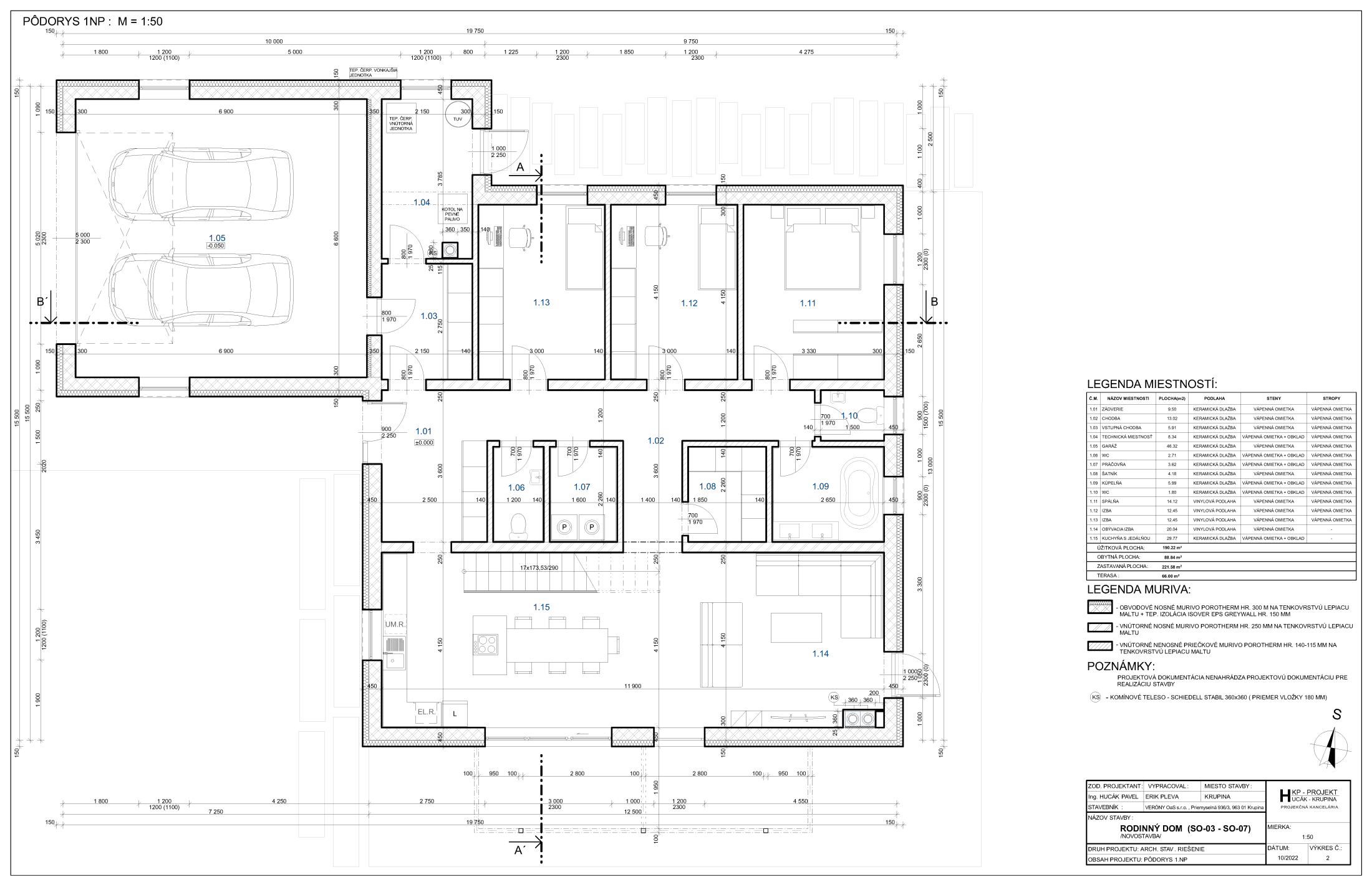 Vily Vajsov - SO - 05 - Pôdorys