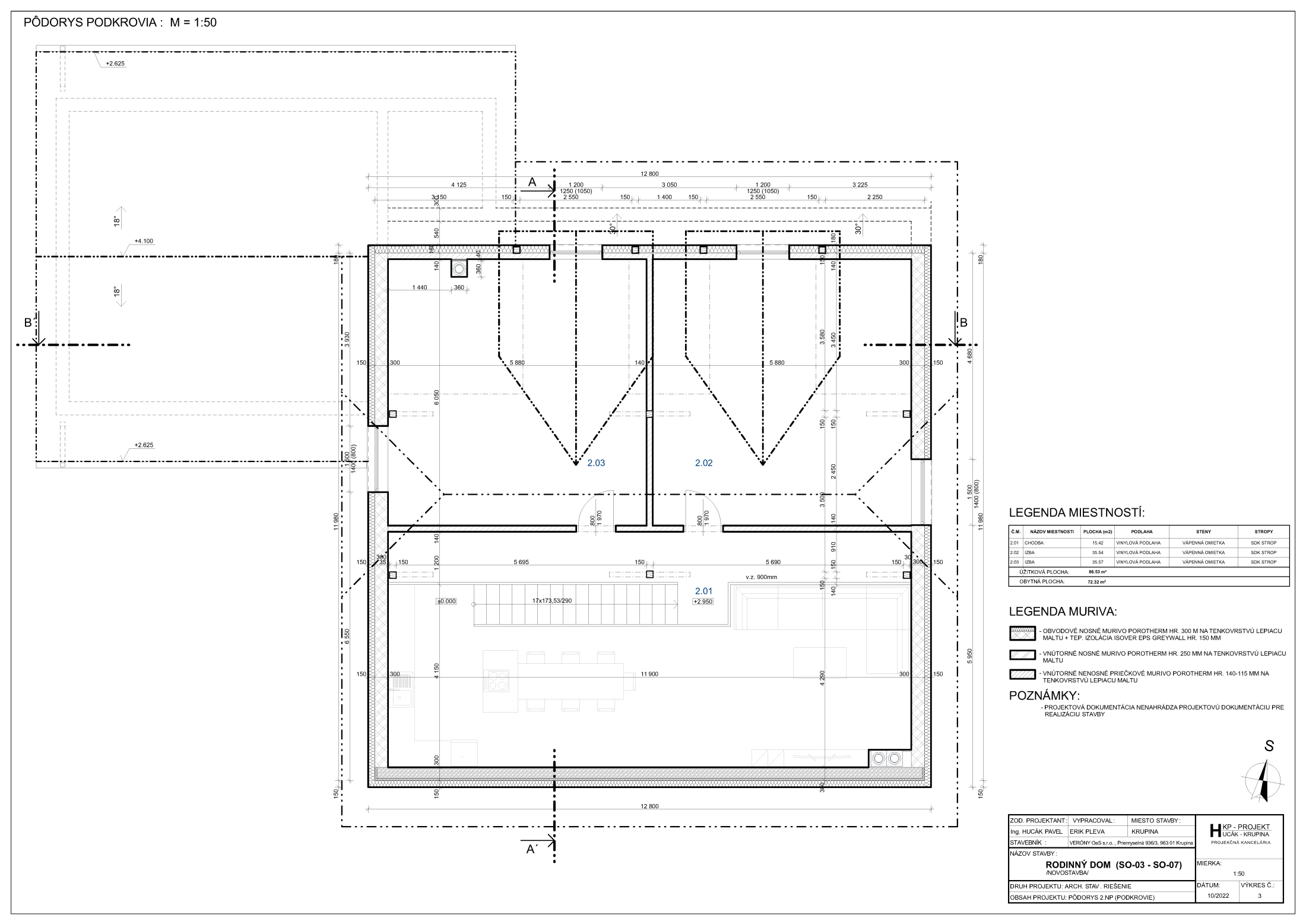 Vily Vajsov - SO - 05 - Pôdorys